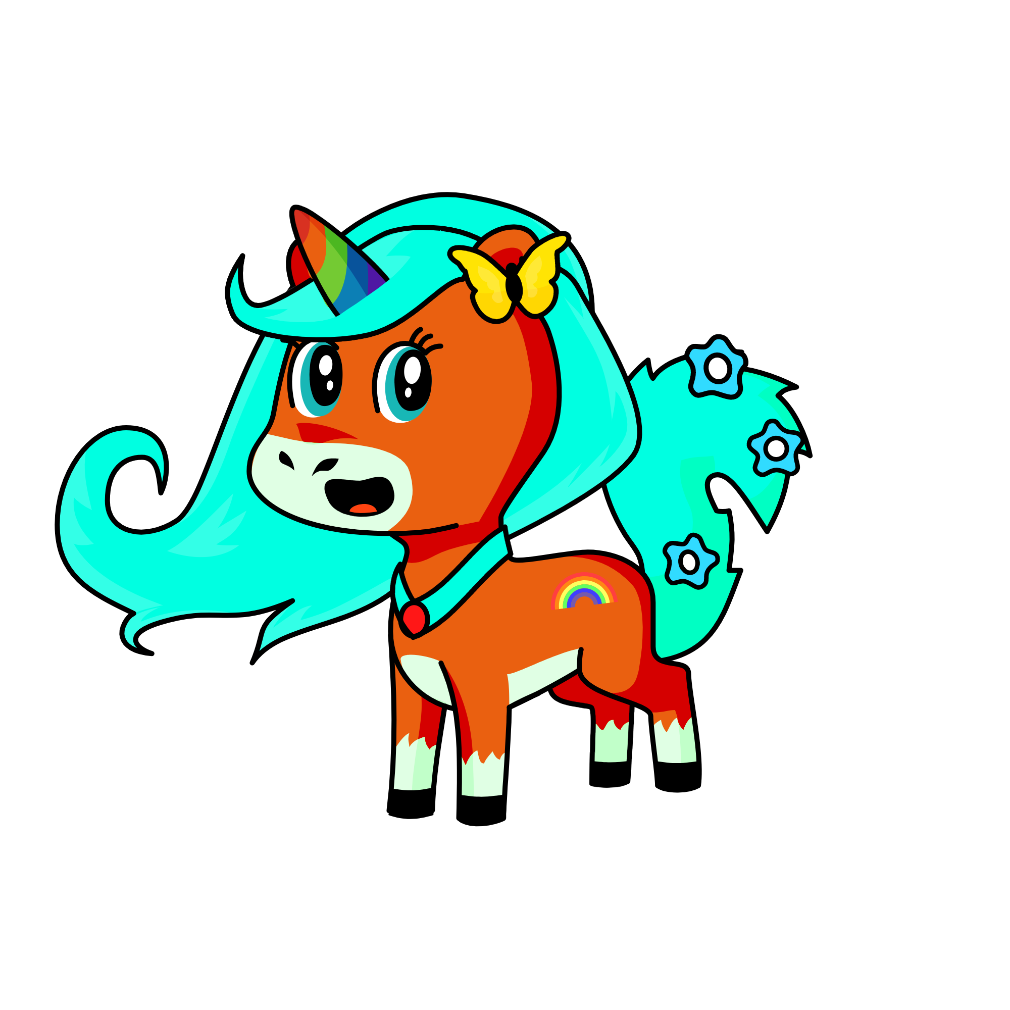 pie, the unicorn