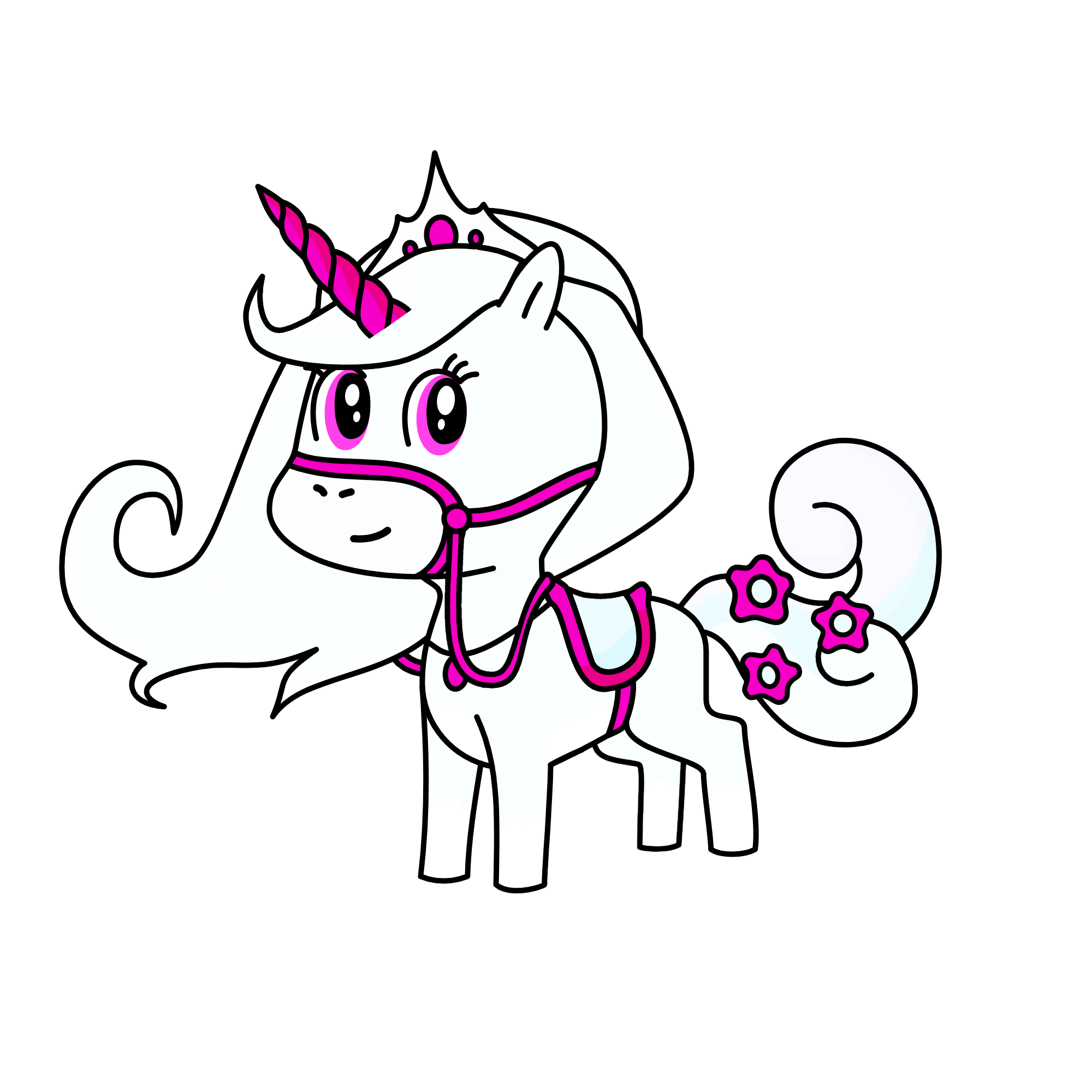 purple unicorn, the unicorn