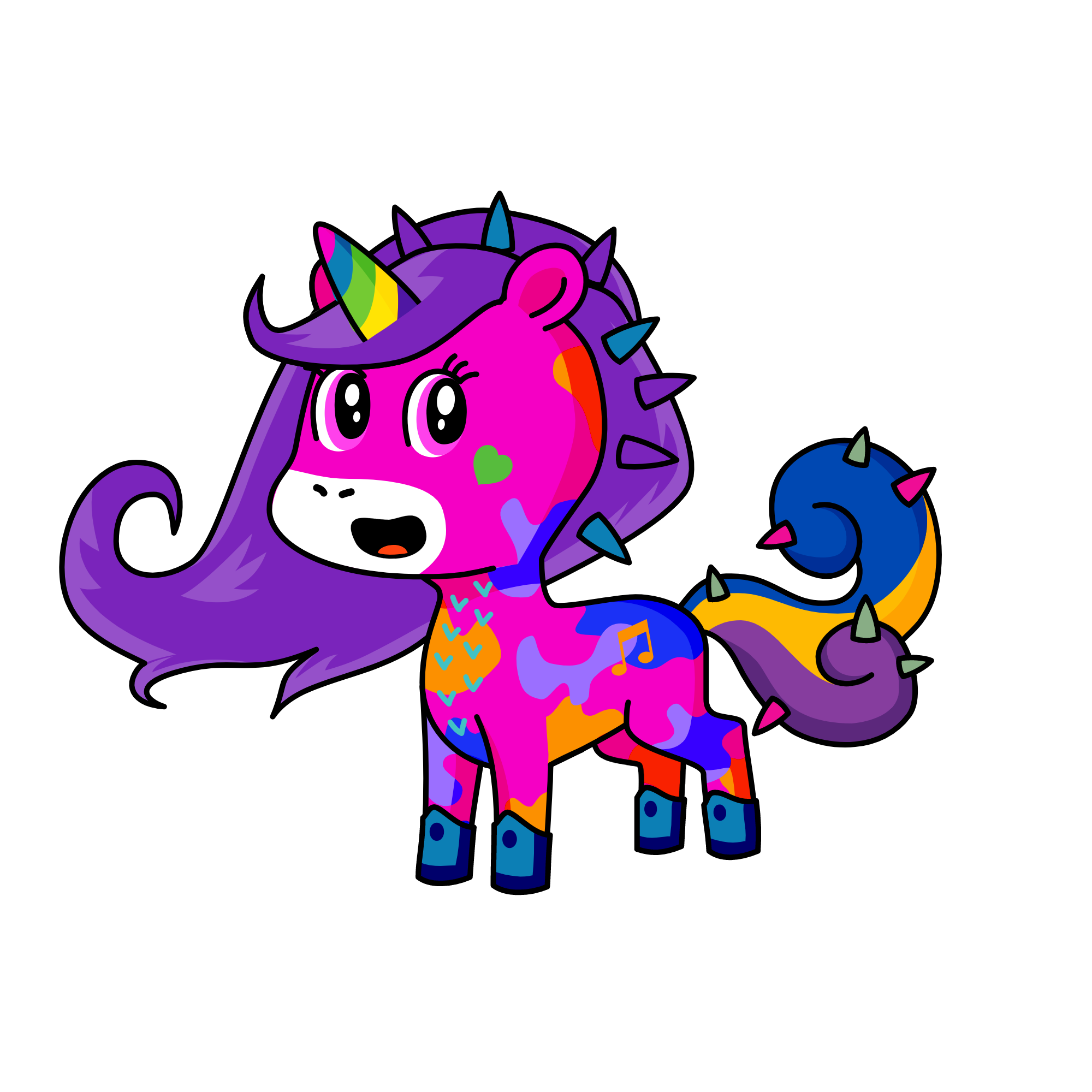 Fresita, the unicorn