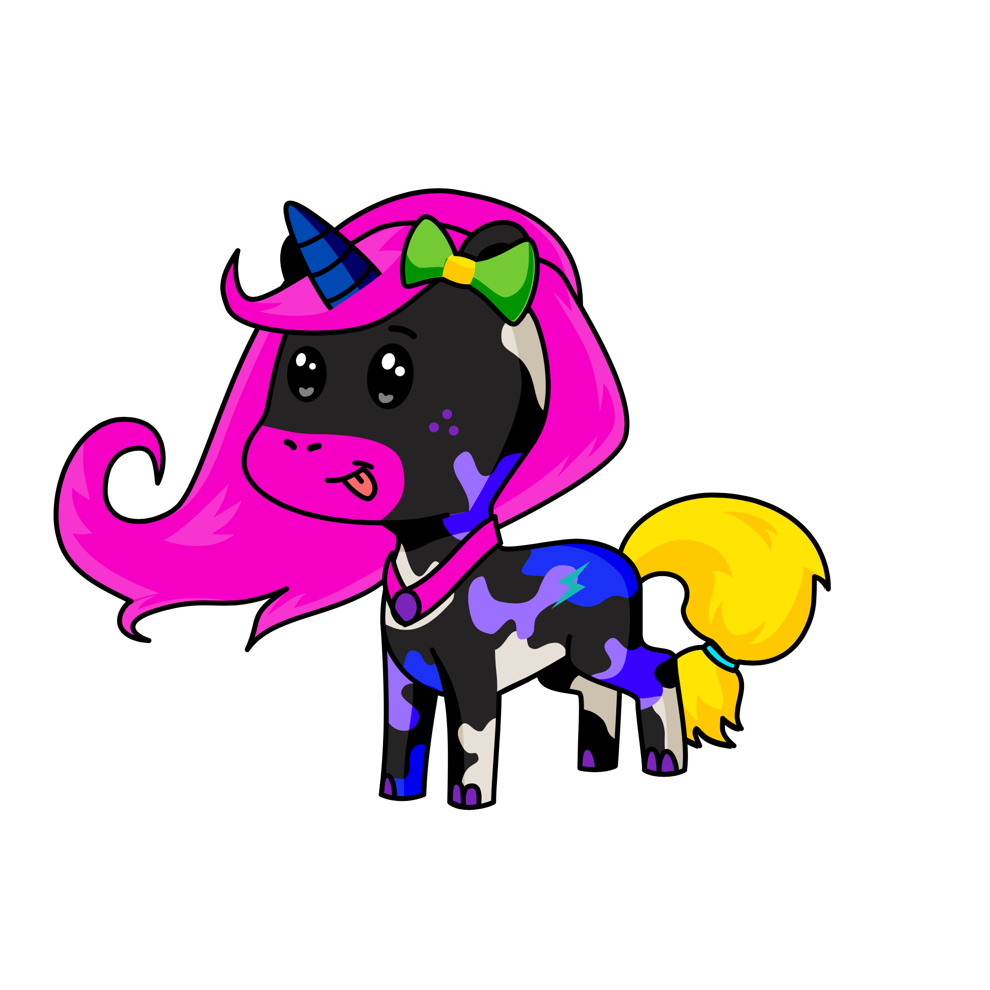 Pinky, the unicorn