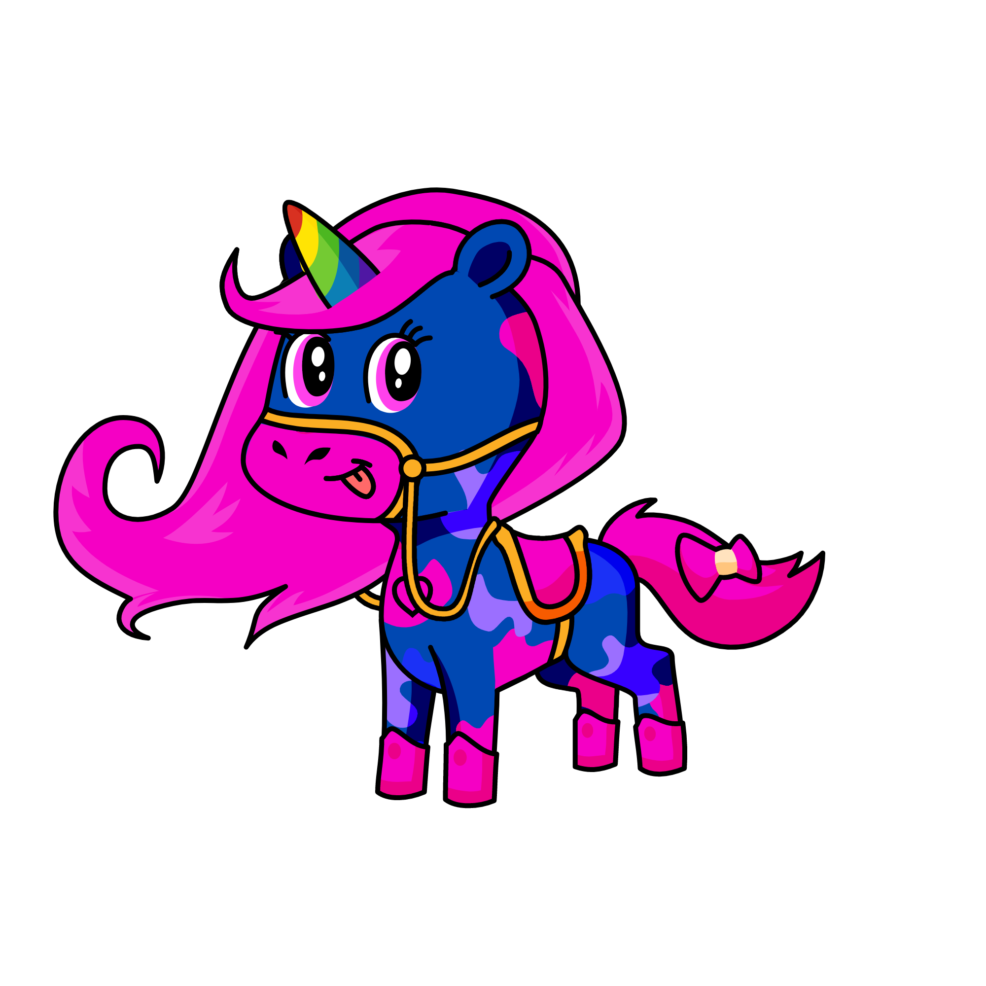 Pinky, the unicorn
