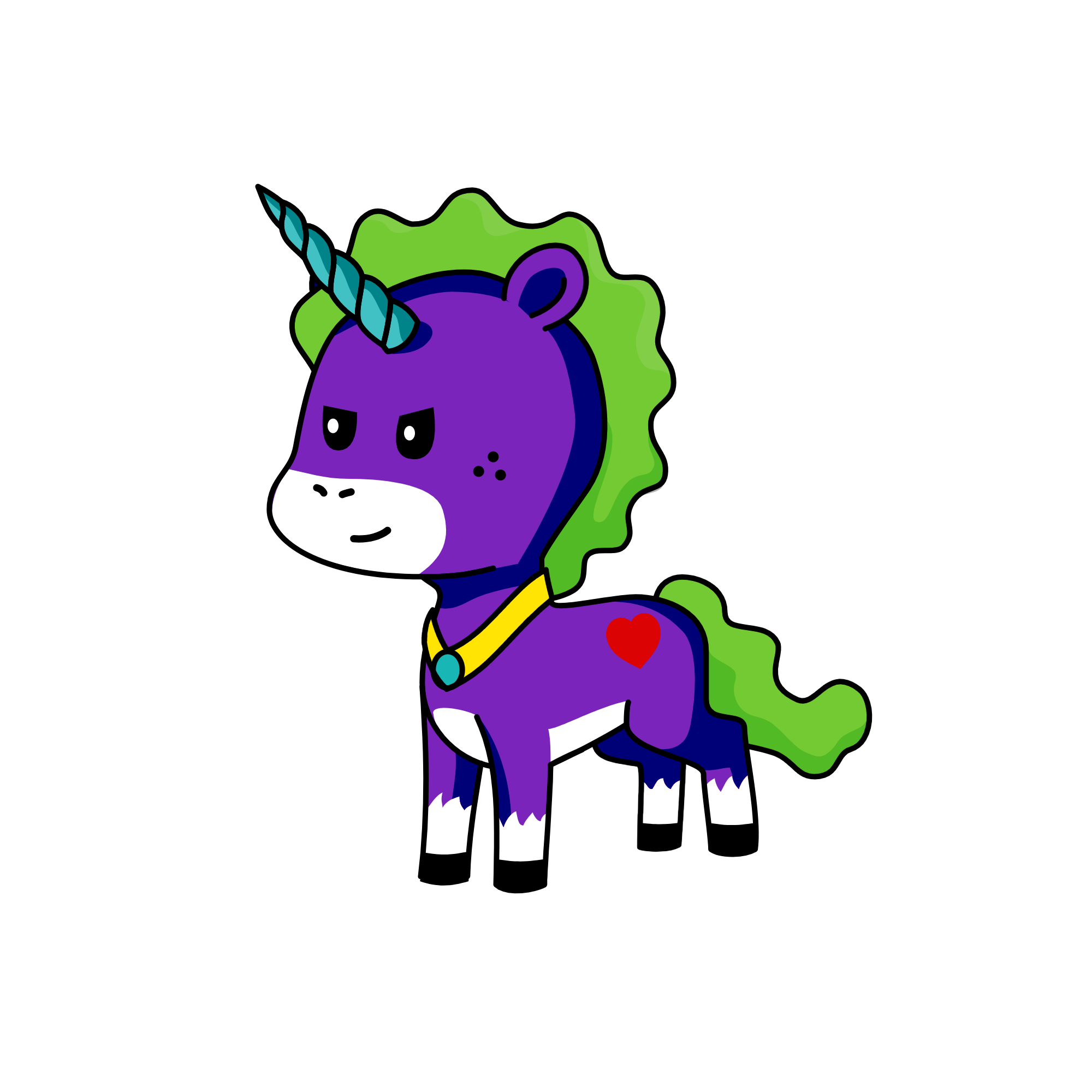 happy, the unicorn