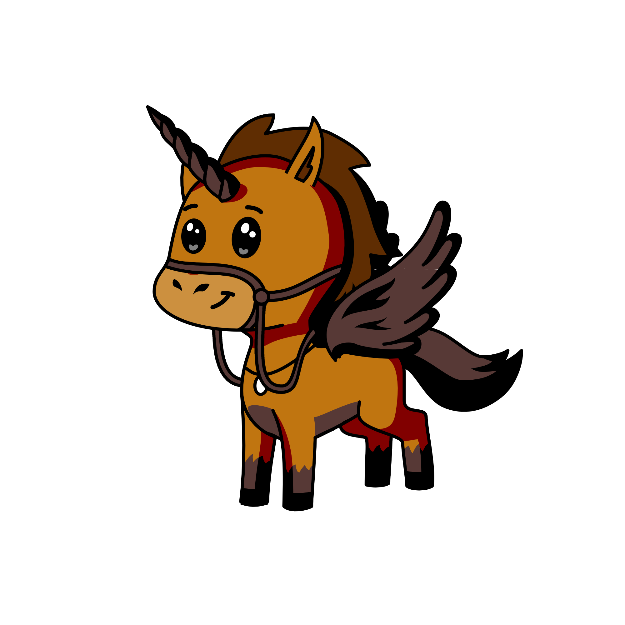 Brownie, the unicorn