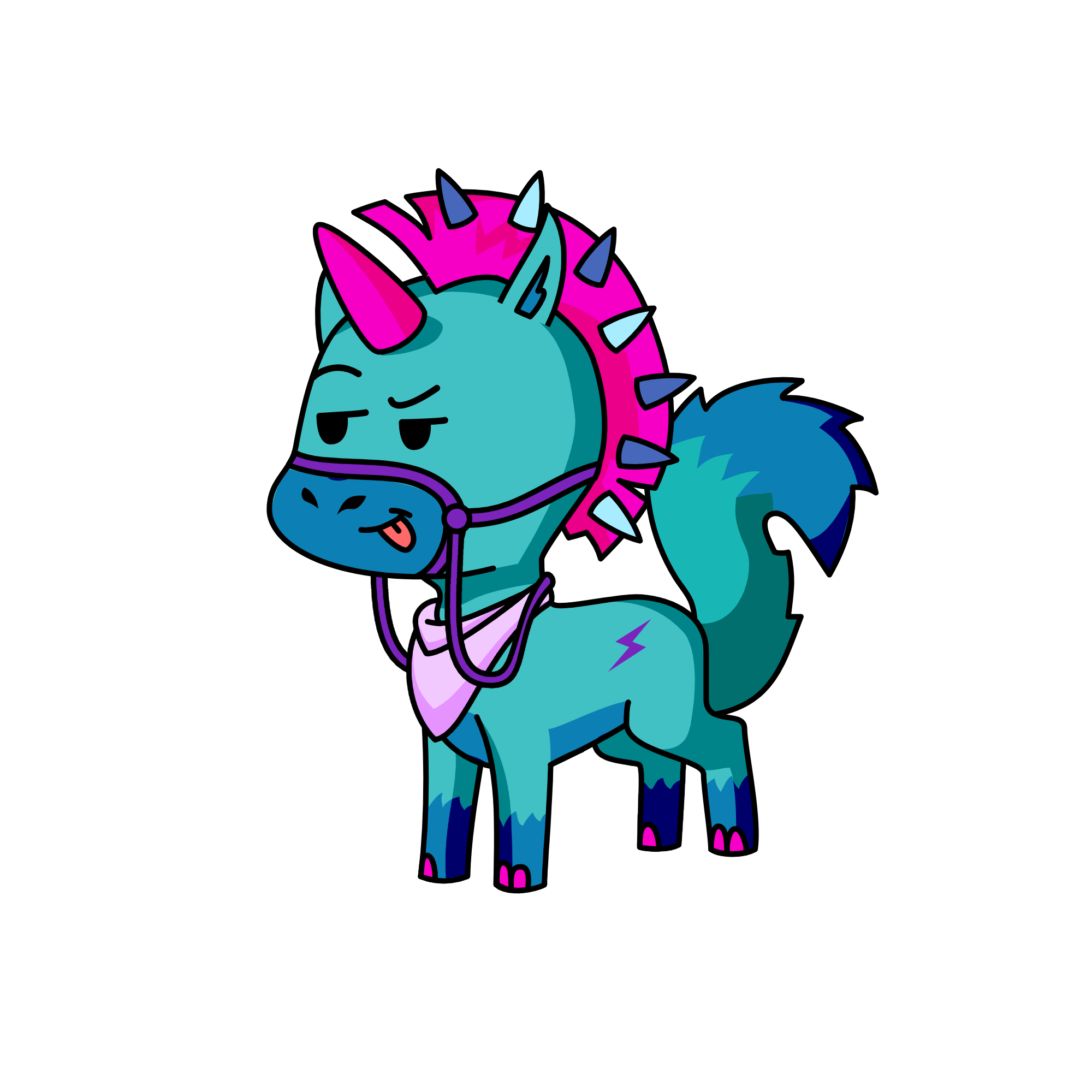 Dash, the unicorn