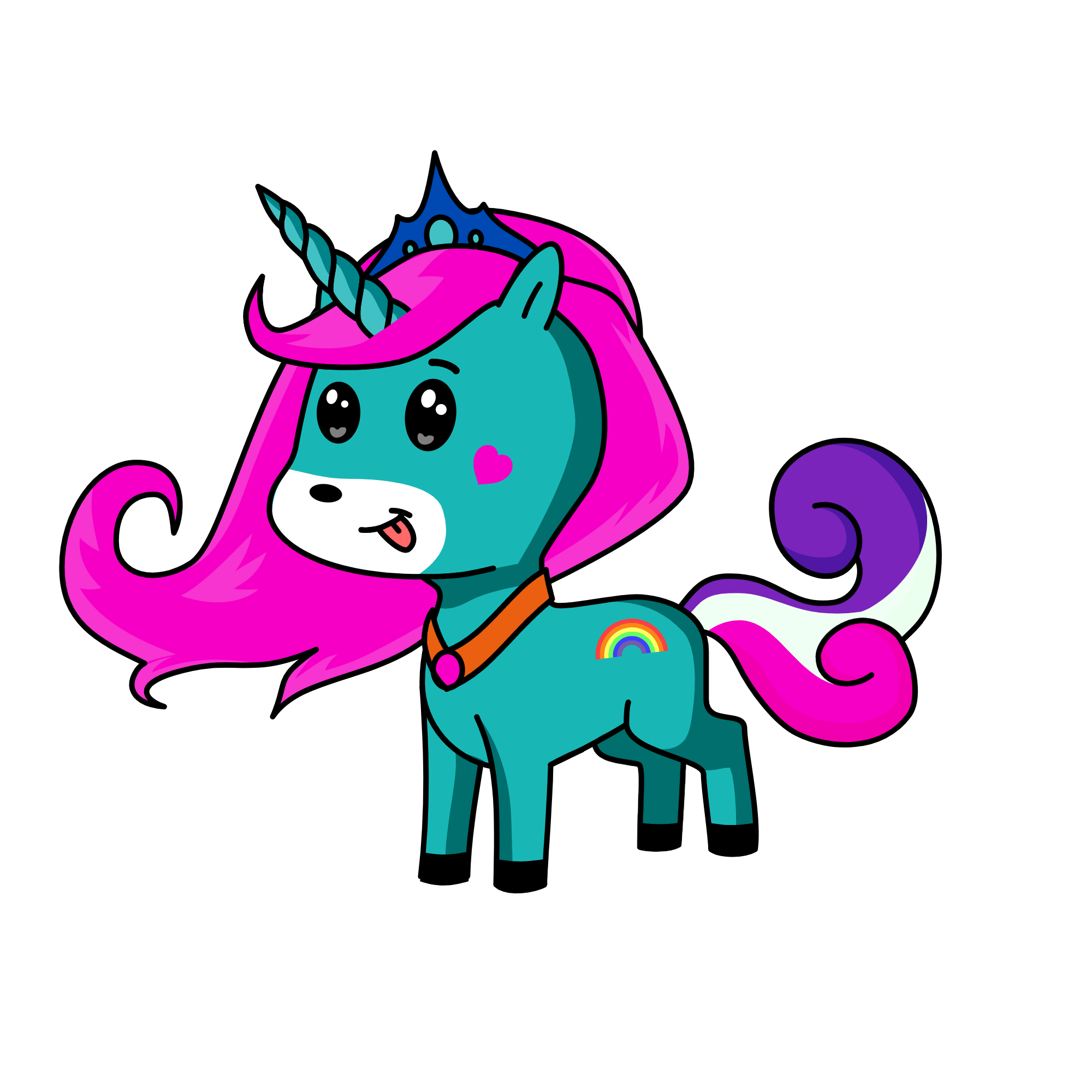 Lila🏳️‍🌈, the unicorn