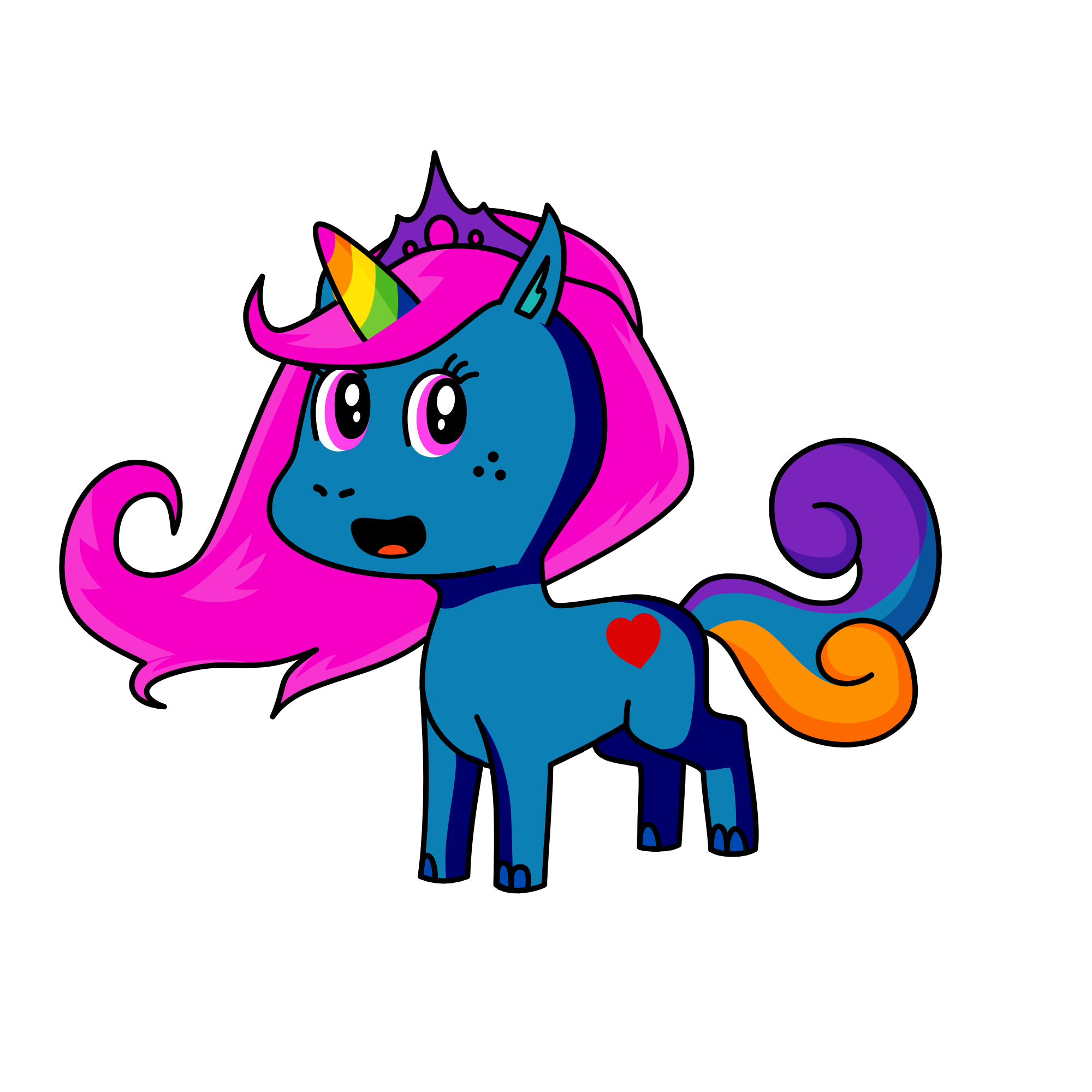 Snowy, the unicorn