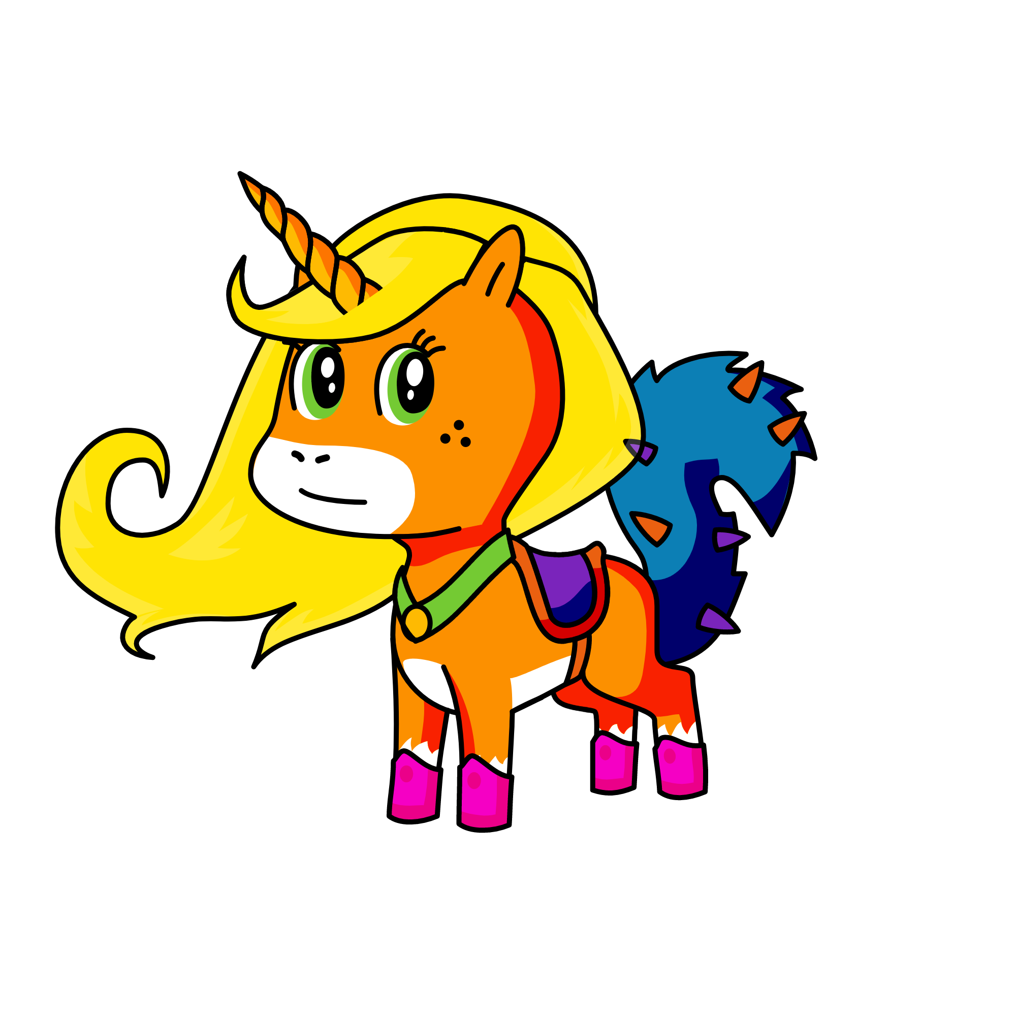 Sunny, the unicorn