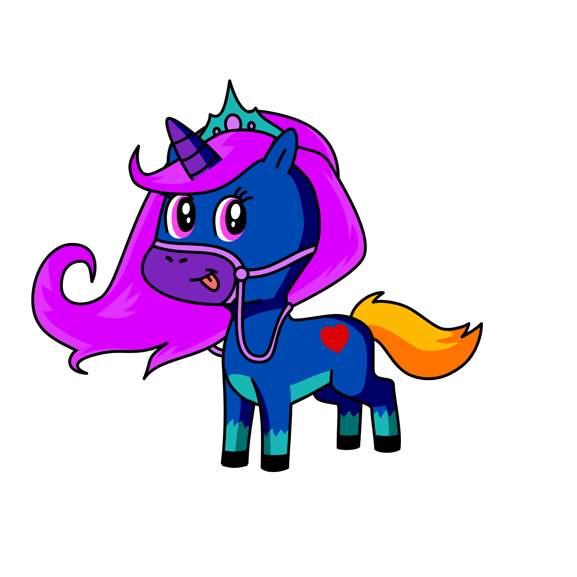 aj, the unicorn
