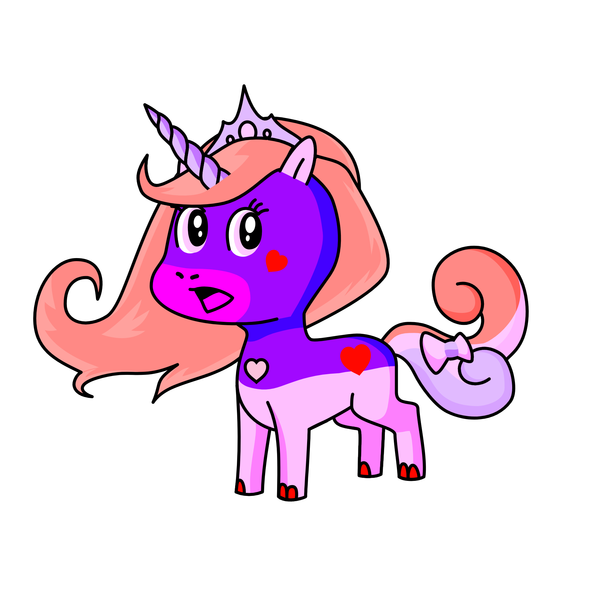 princess queen, the unicorn
