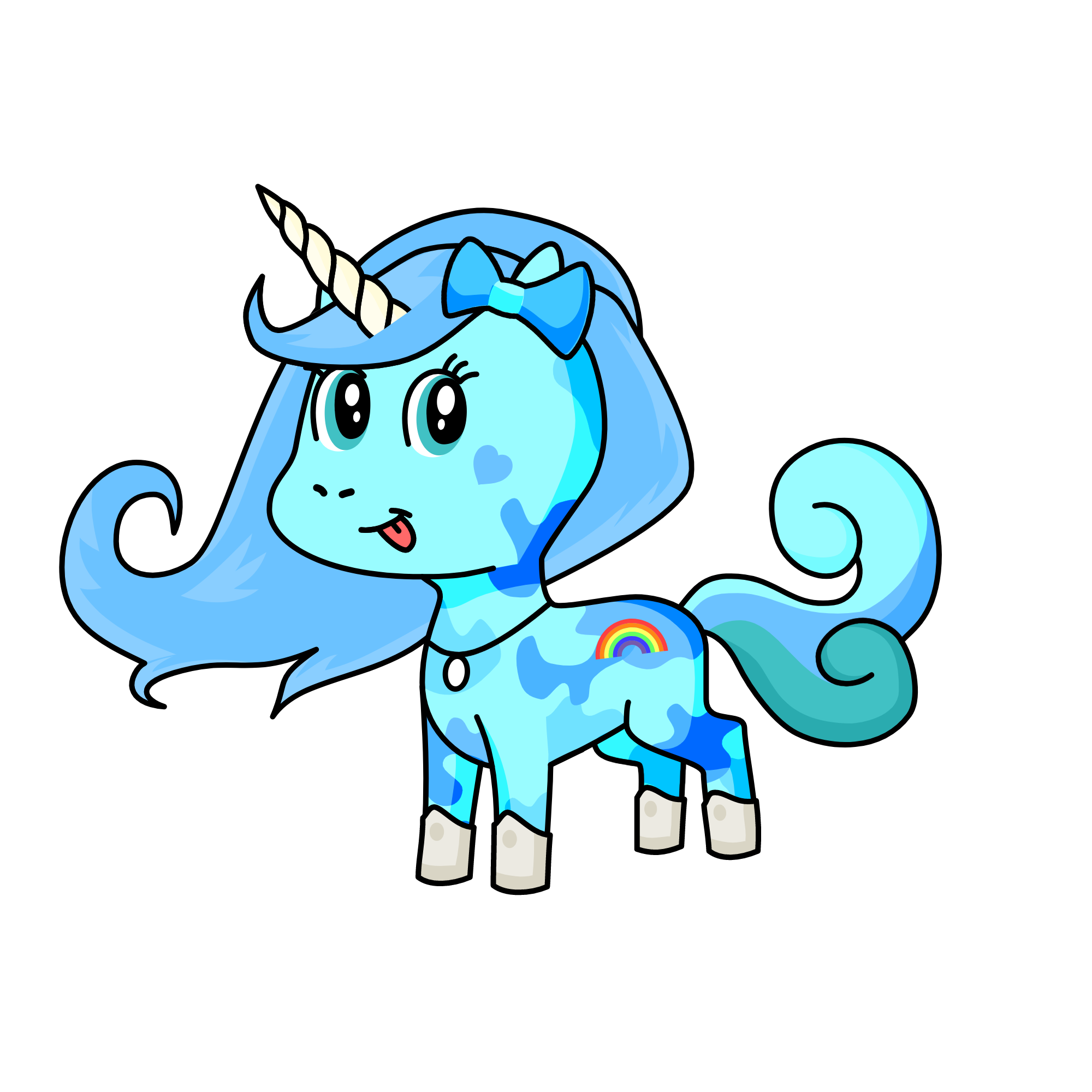 Aqua, the unicorn
