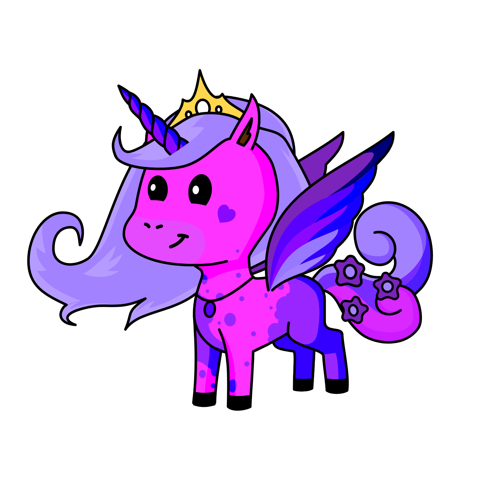 Queen Icealicious, the unicorn