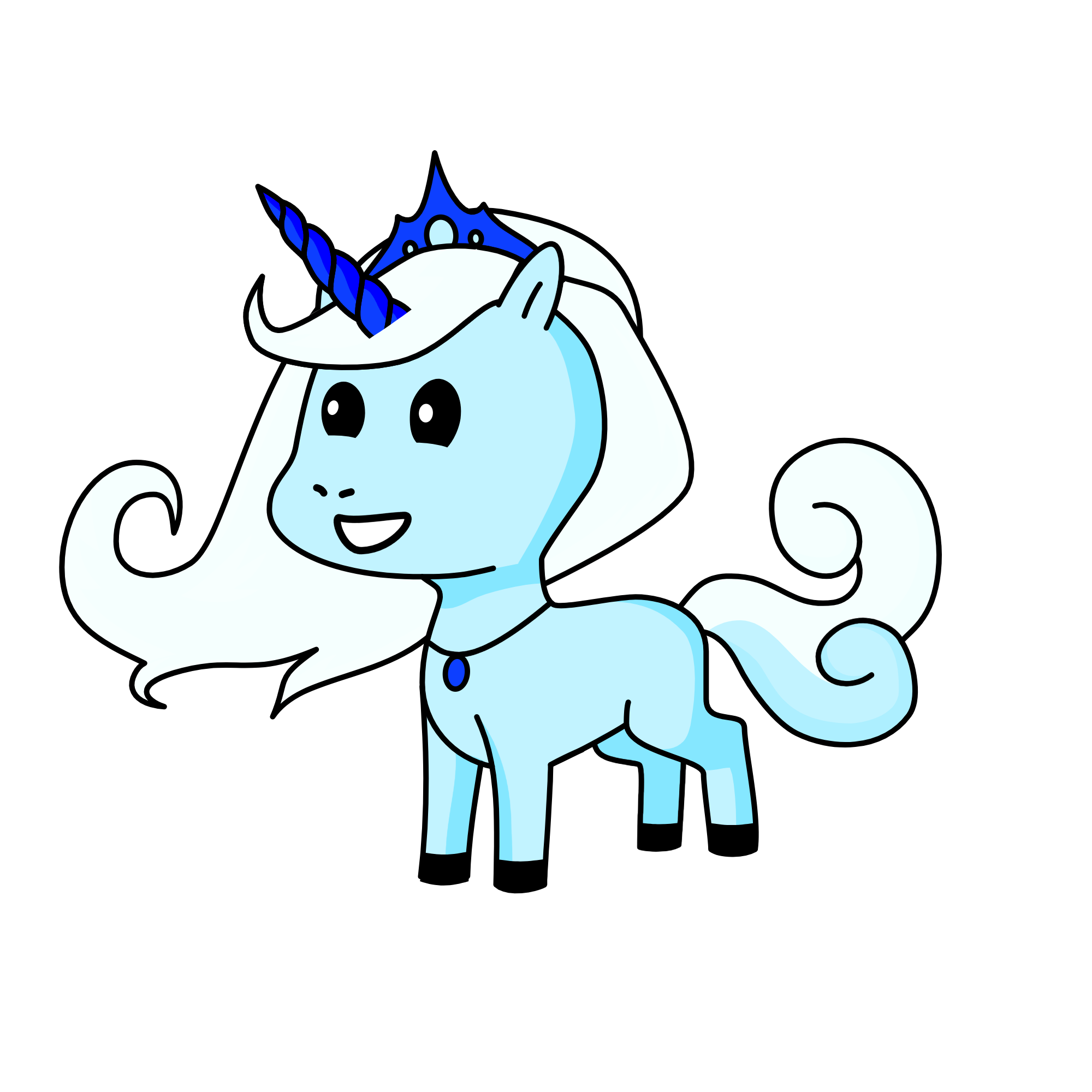 Princess Snowy, the unicorn