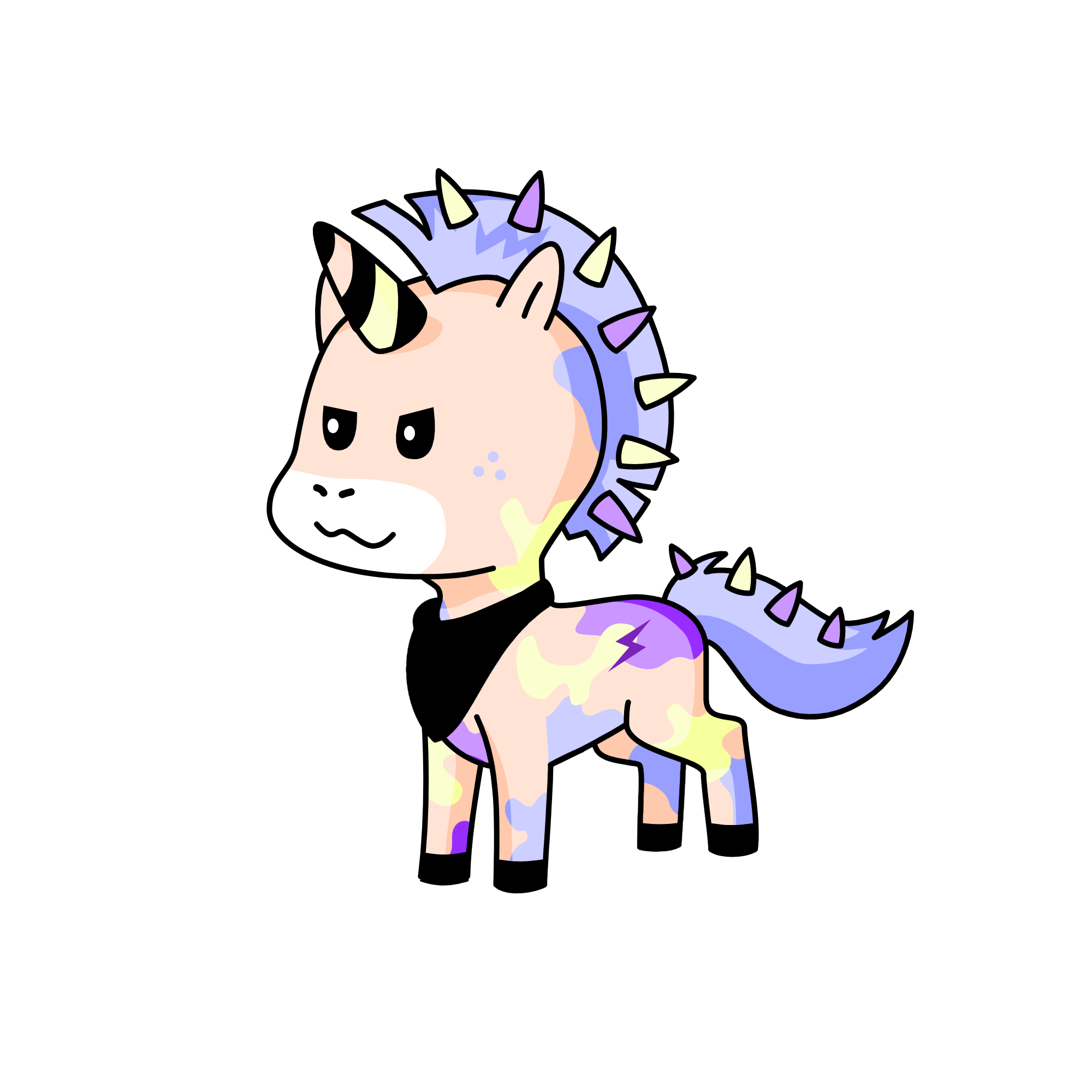 pastel punk, the unicorn
