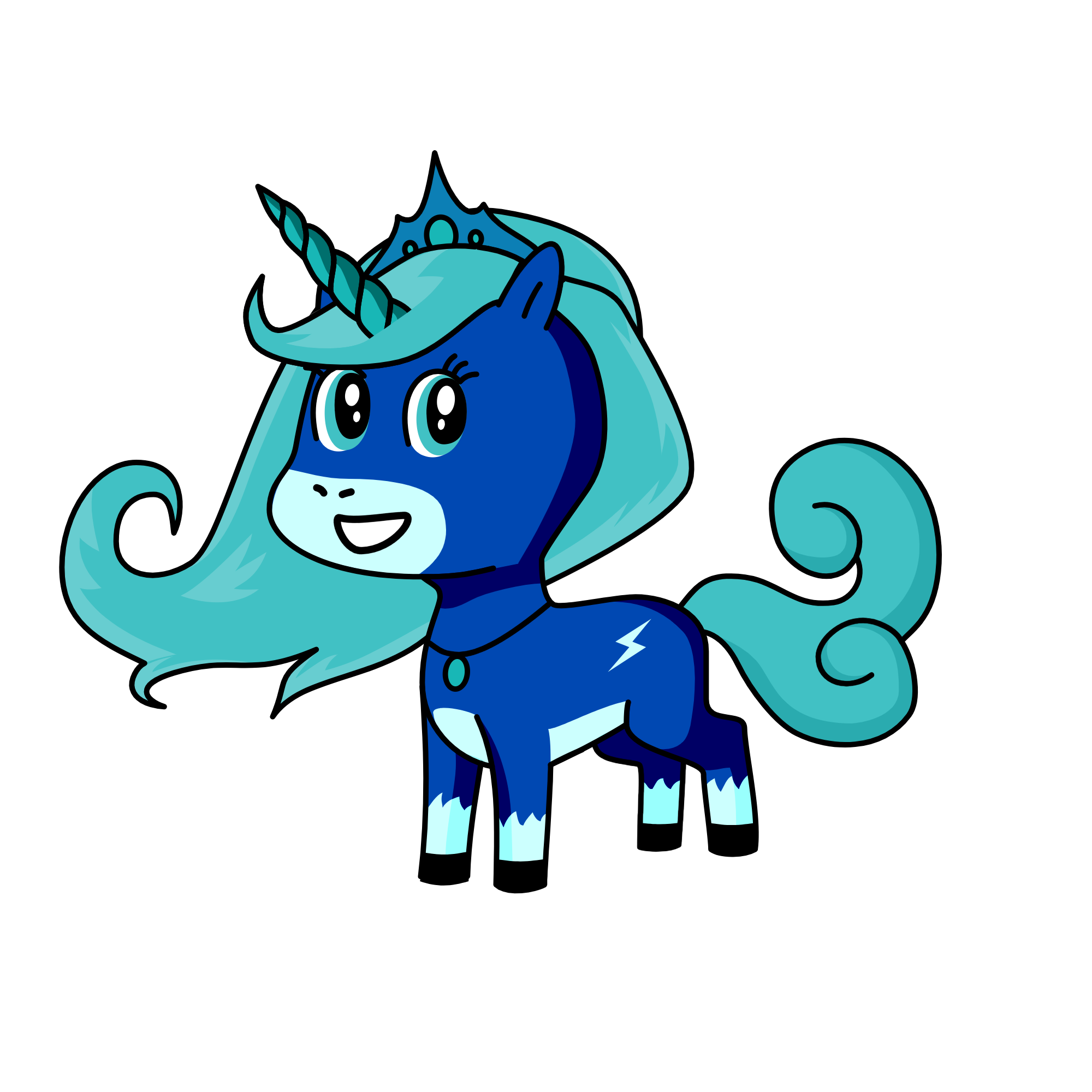 Thunder Brite, the unicorn