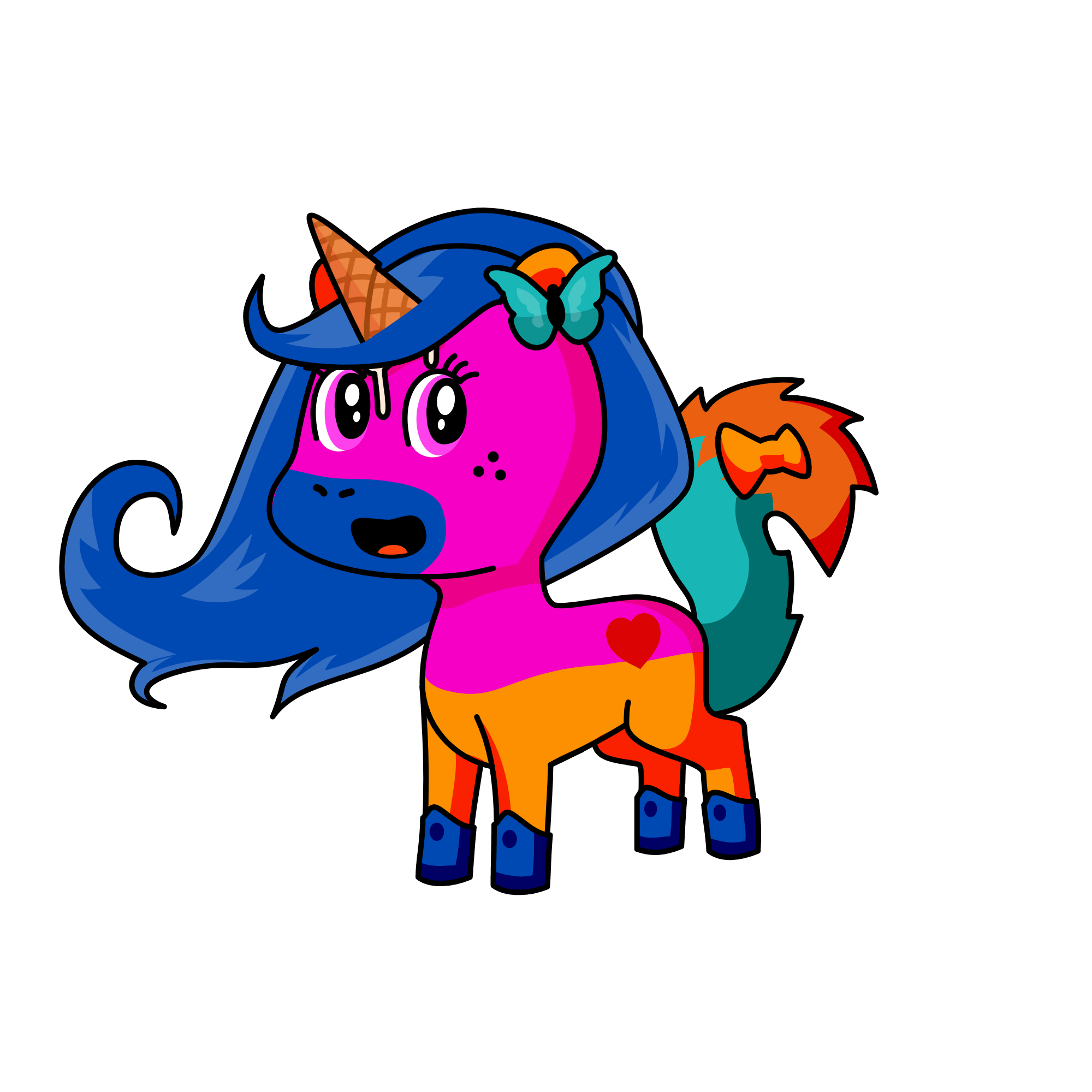 Snowy, the unicorn