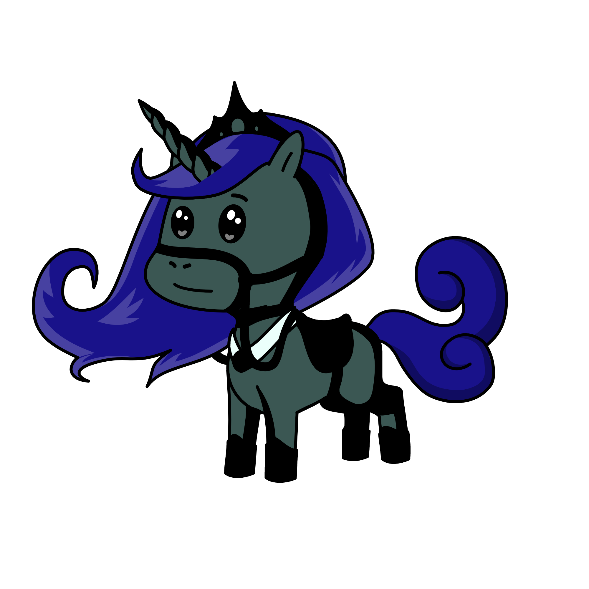 Midnight, the unicorn