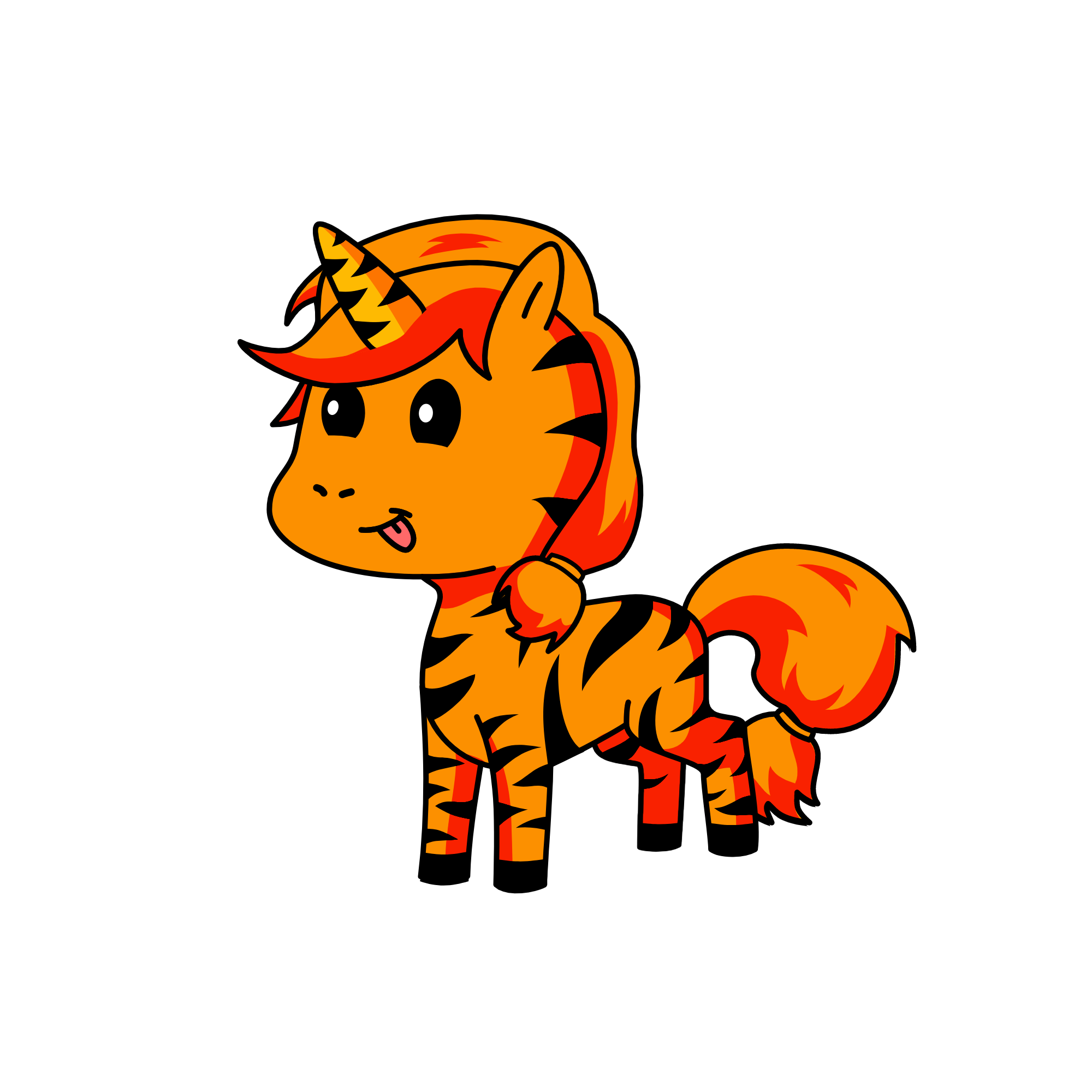Tiger, the unicorn