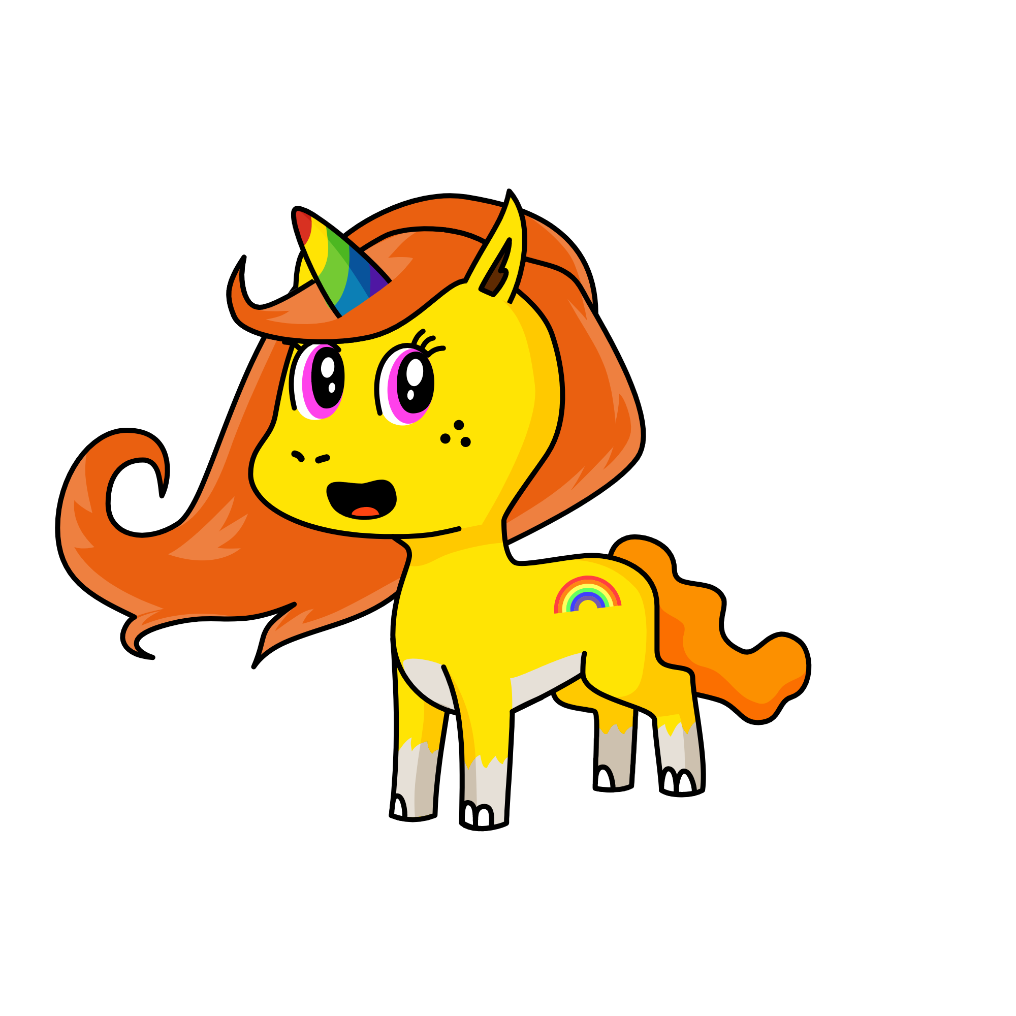 Ad 'corn, the unicorn