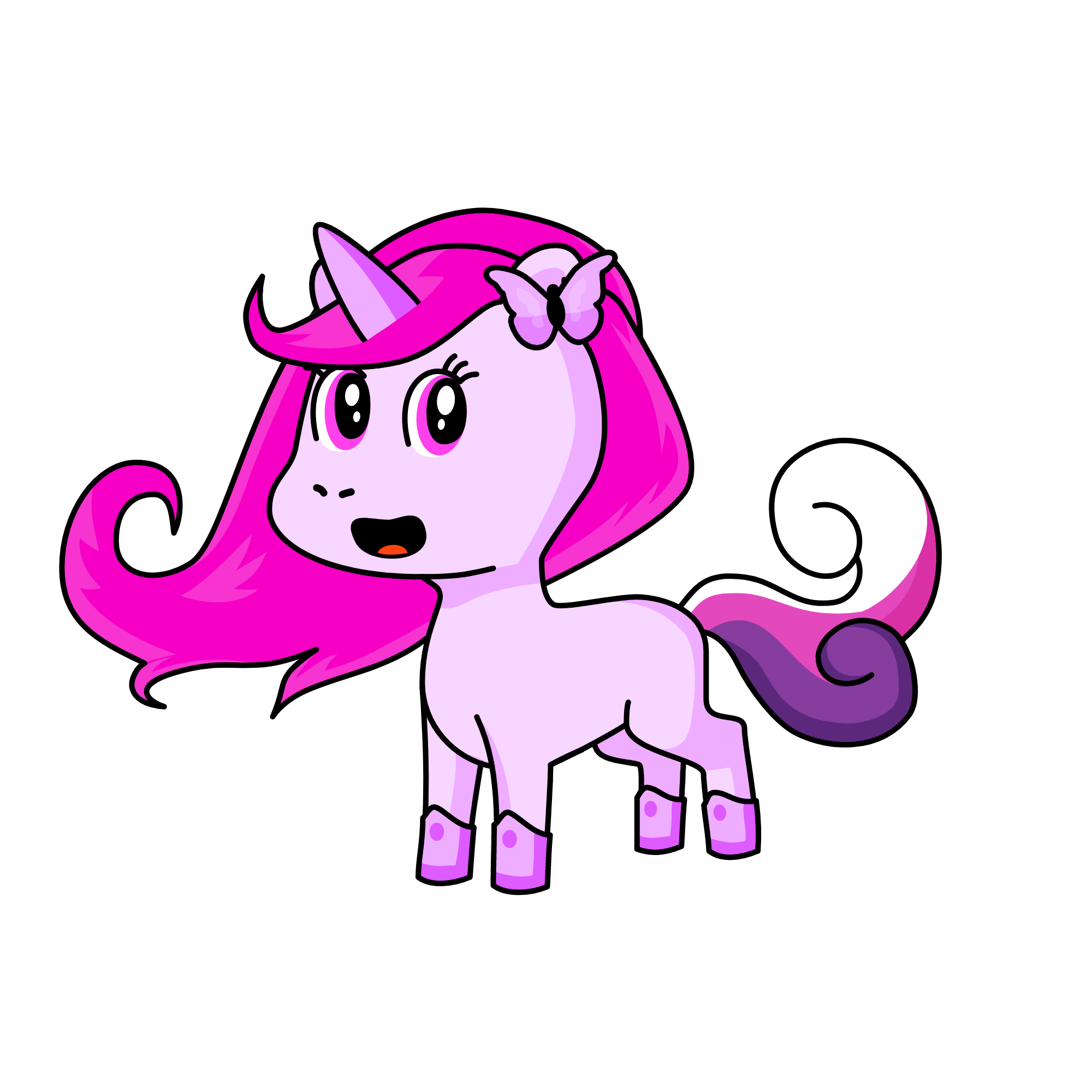 Pinky 😃, the unicorn