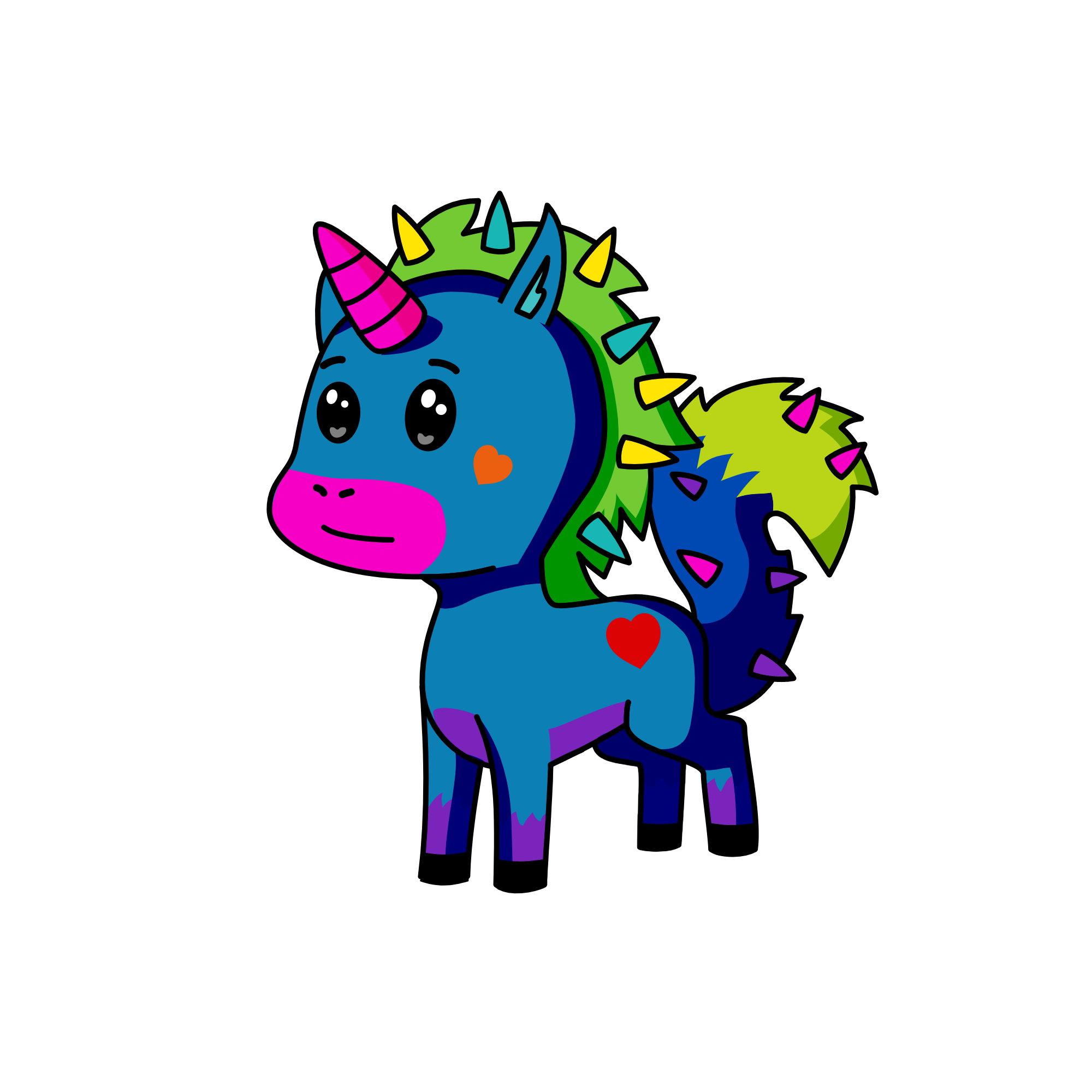 spike, the unicorn