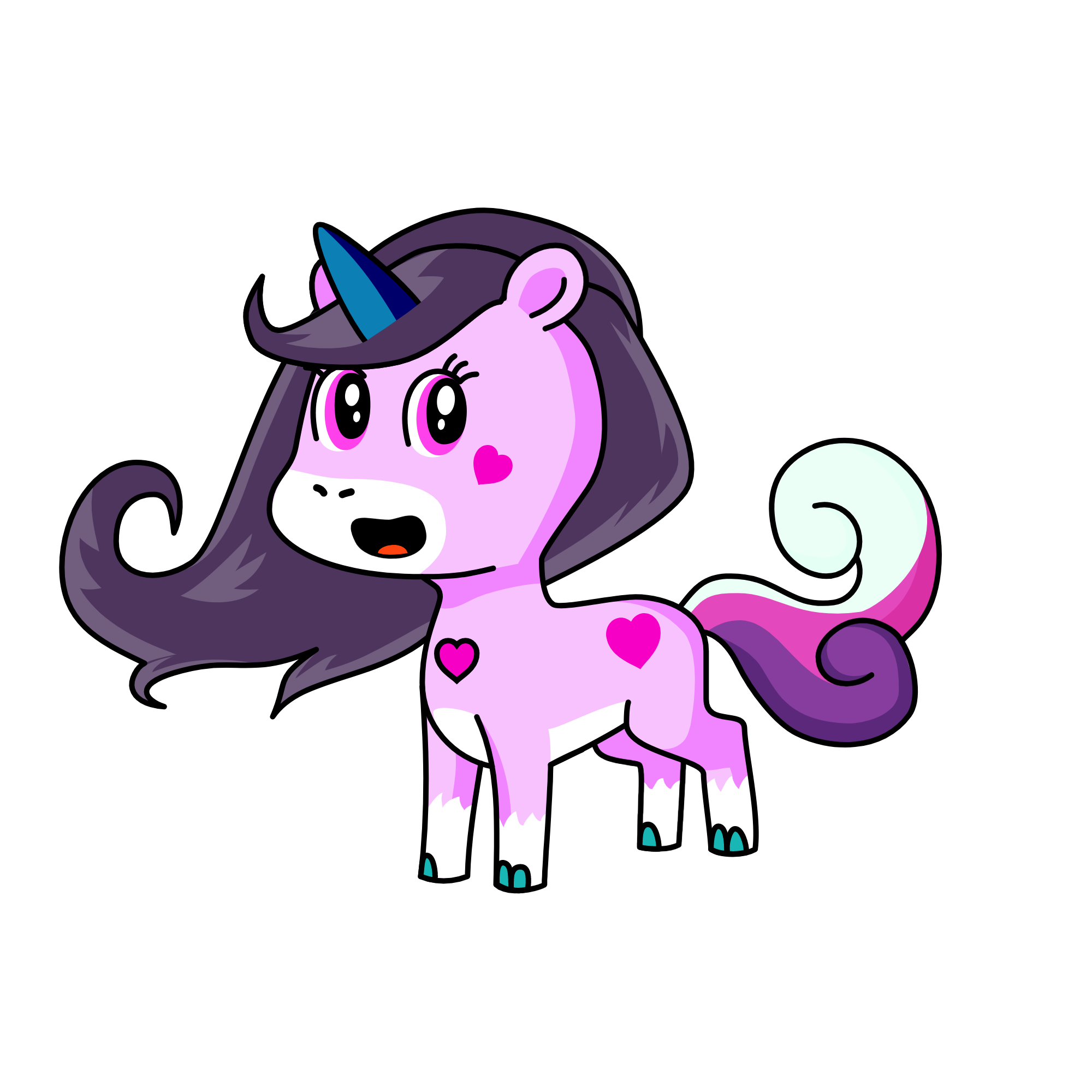 2020 Unicorn Decoration, the unicorn