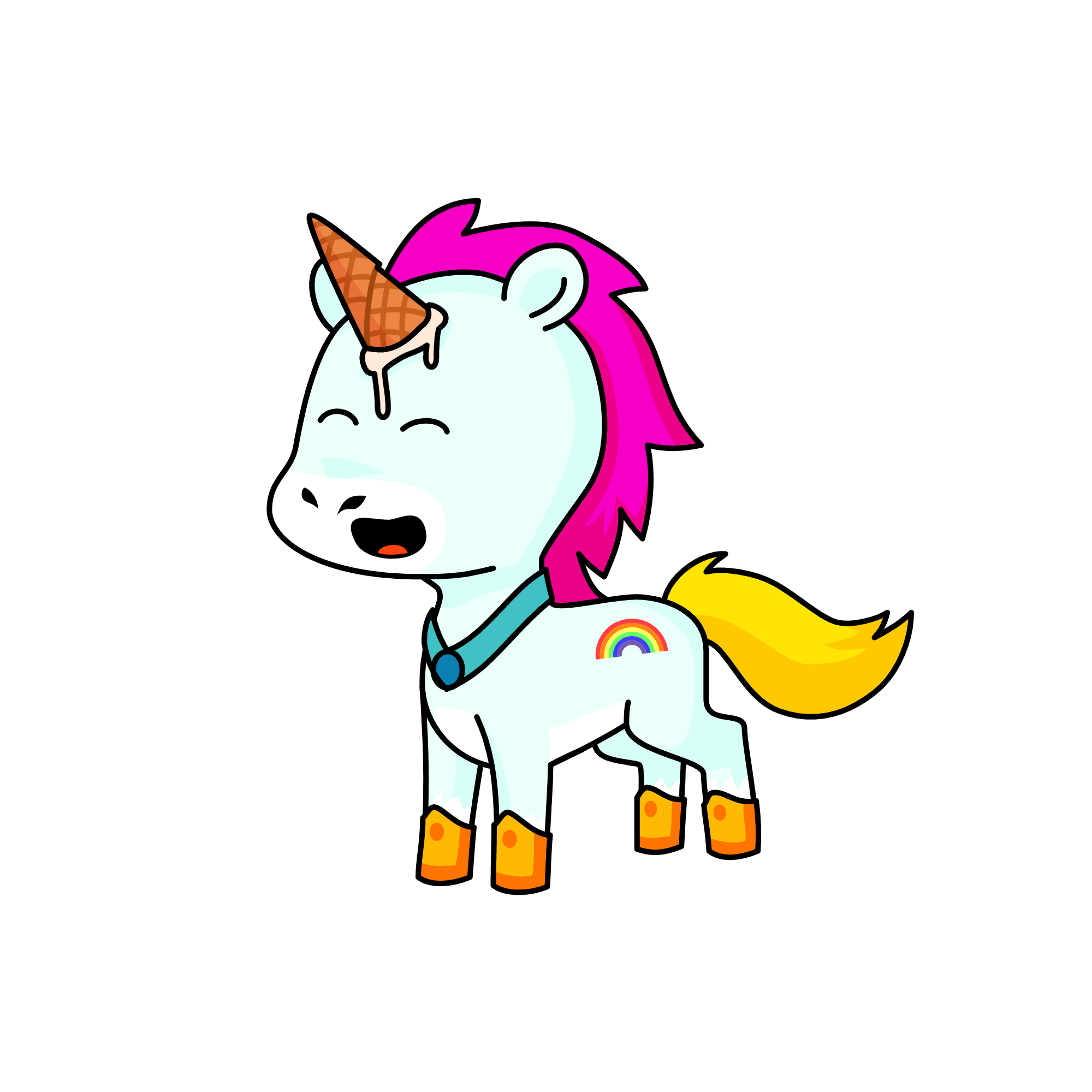 Icy Creamy, the unicorn