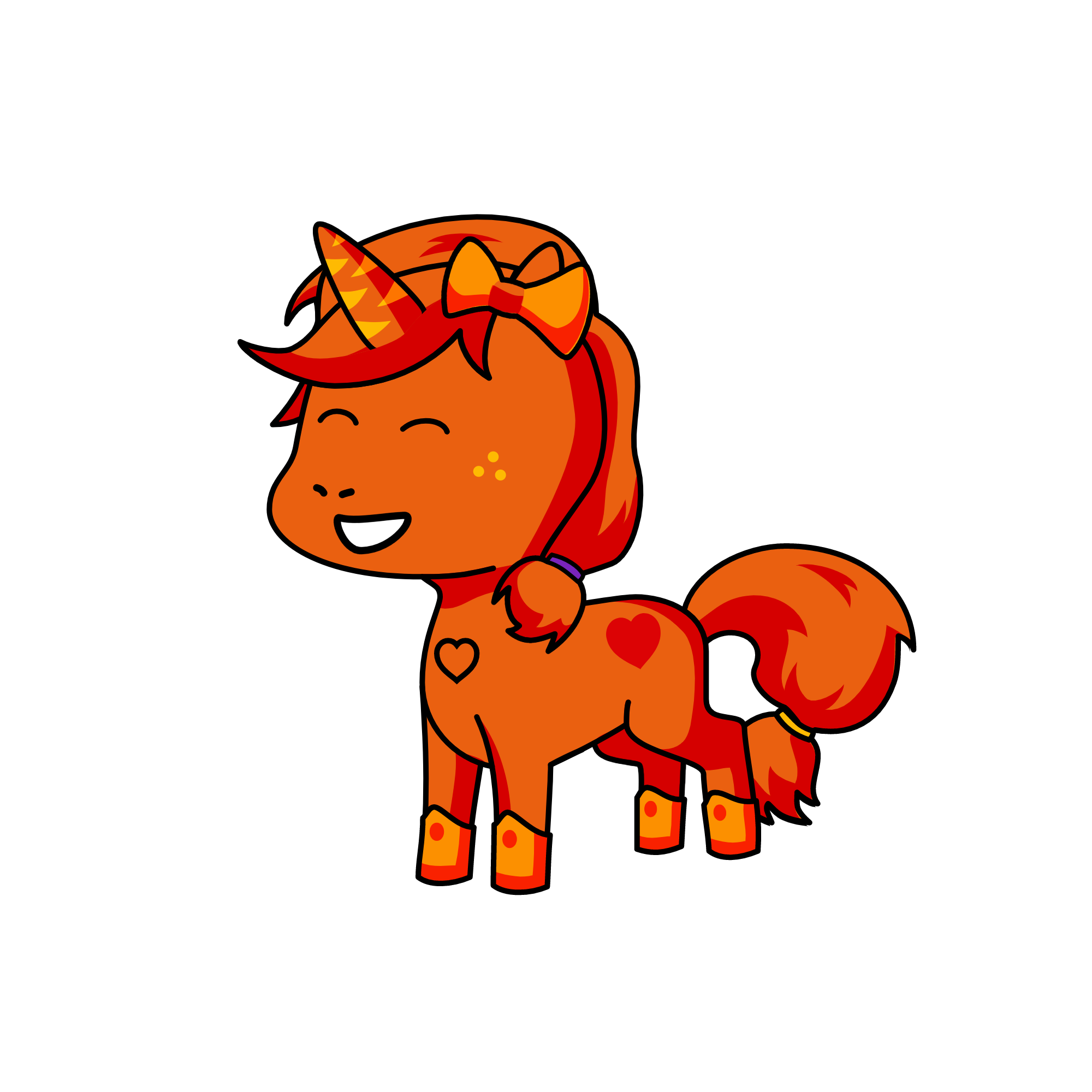 Red, the unicorn