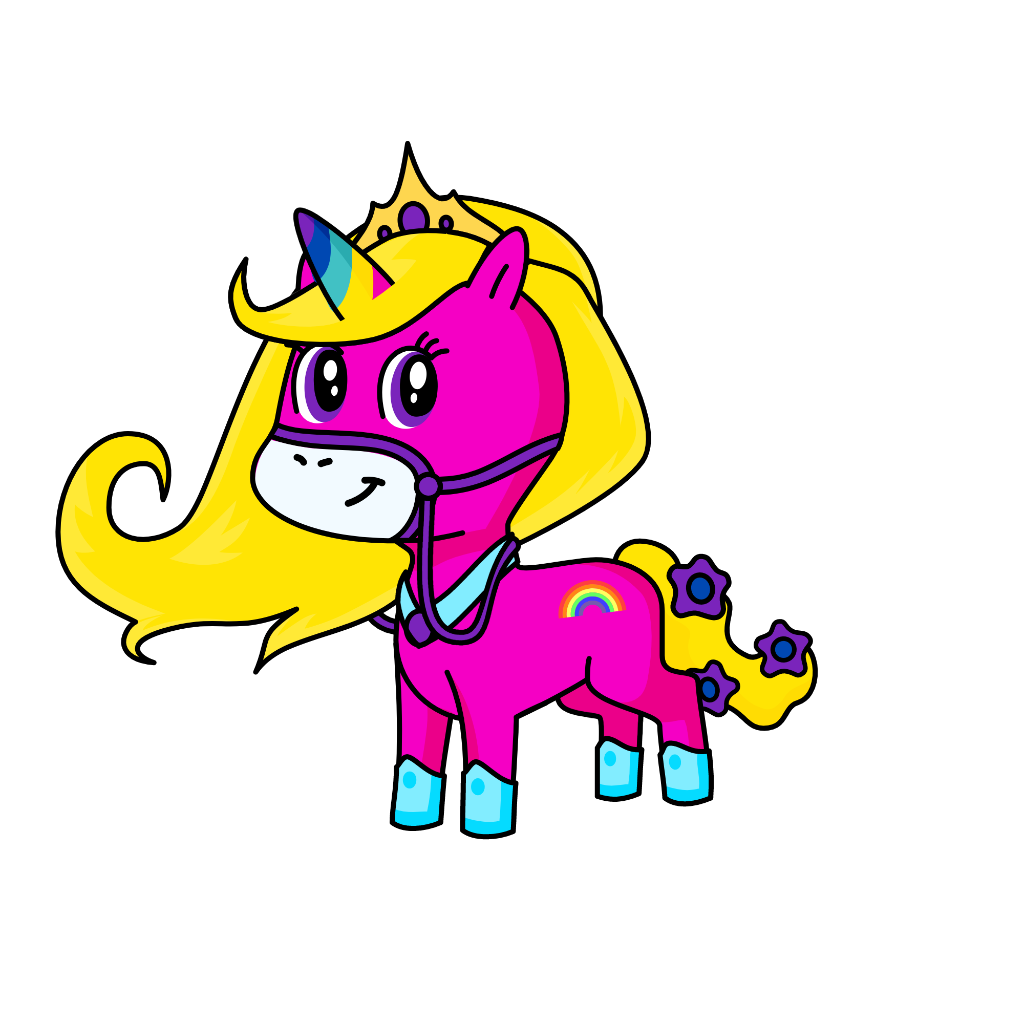 pinky, the unicorn
