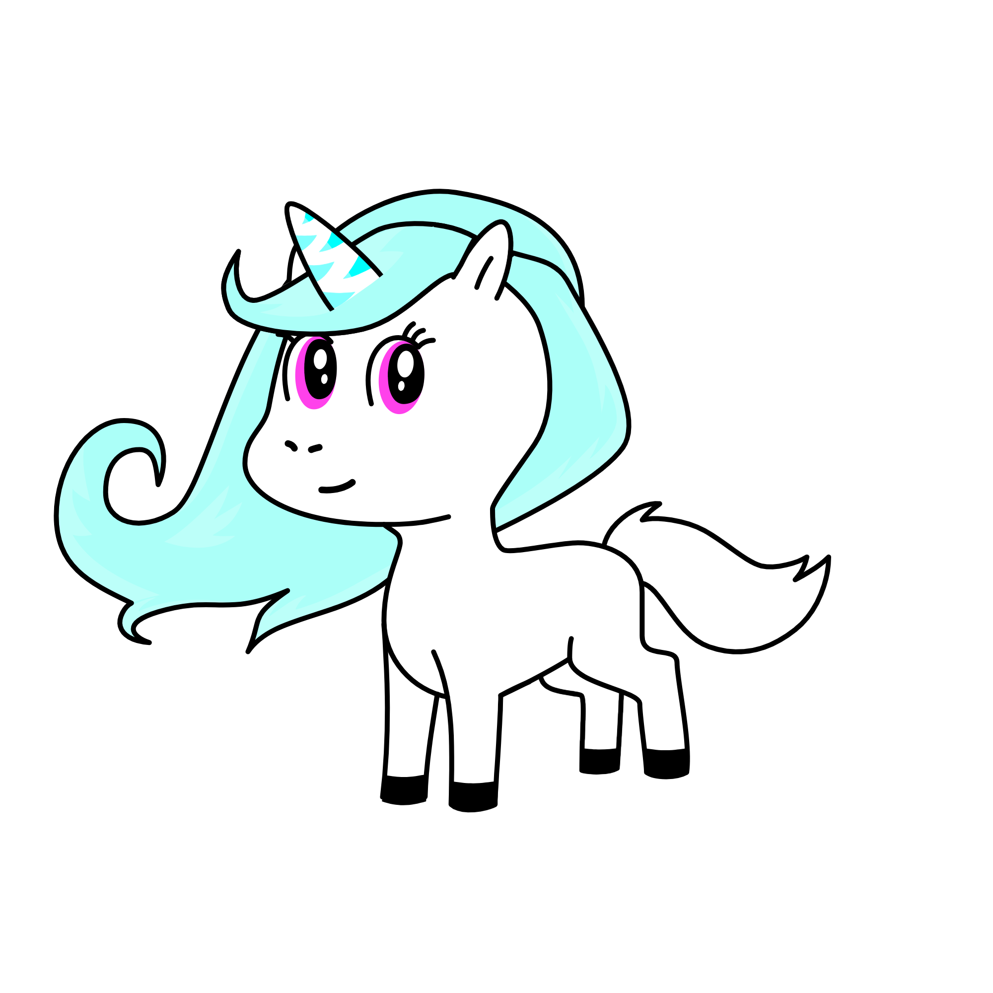 Р, the unicorn
