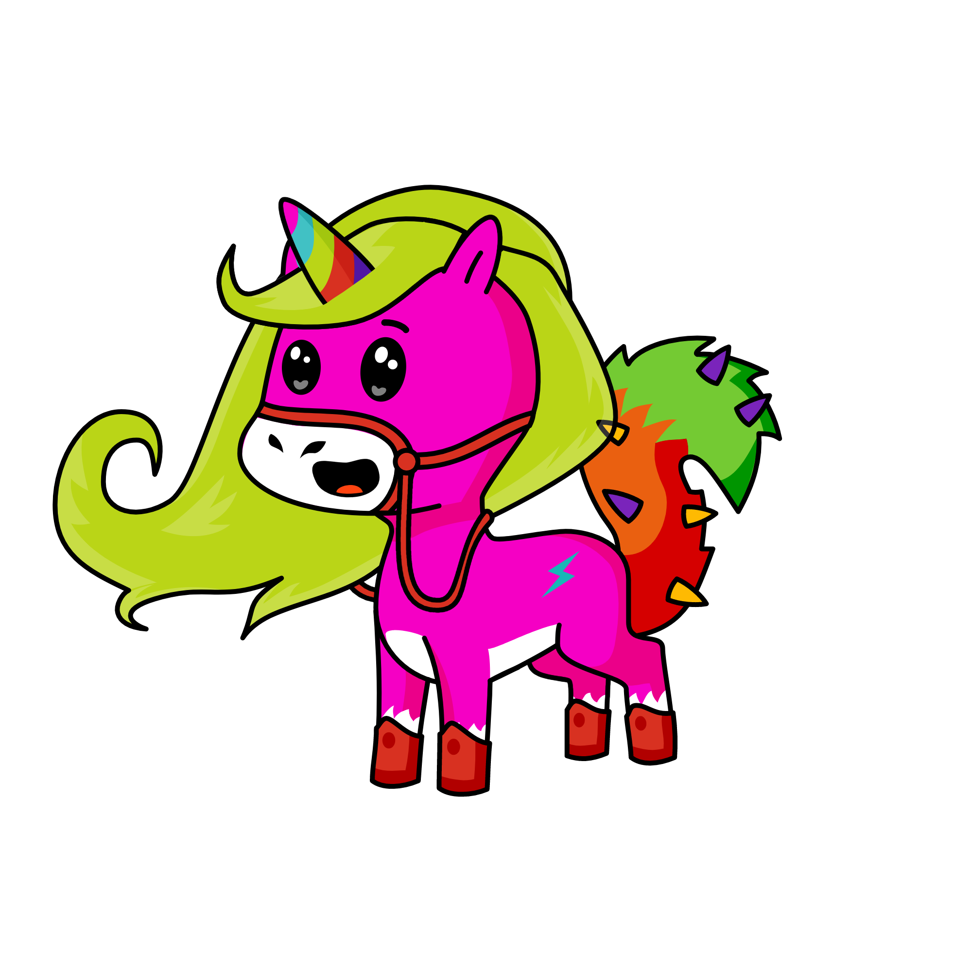 teh sis de sonly backsgournd mw cen hendel, the unicorn