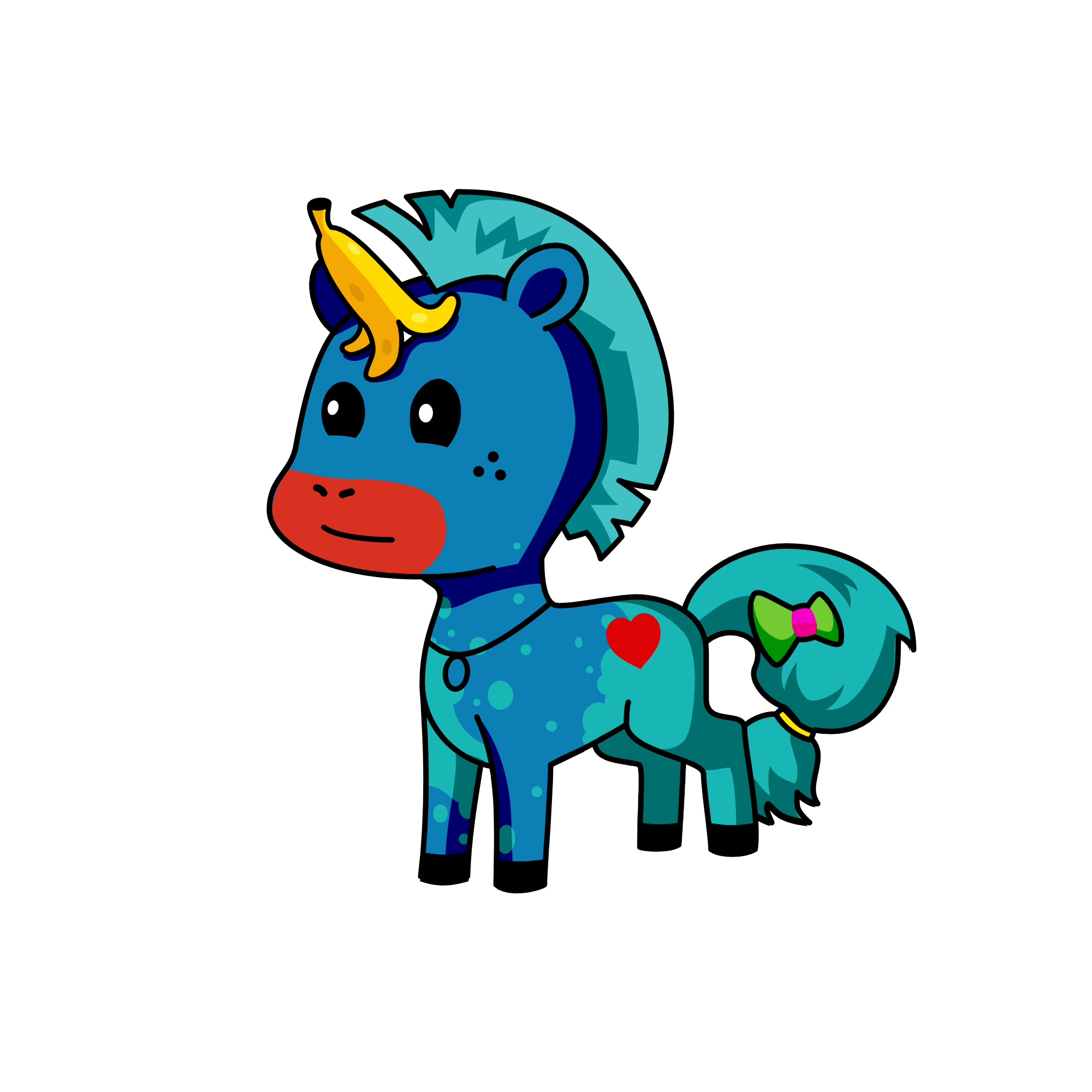 why sis dere bananananana on mw heahd, the unicorn