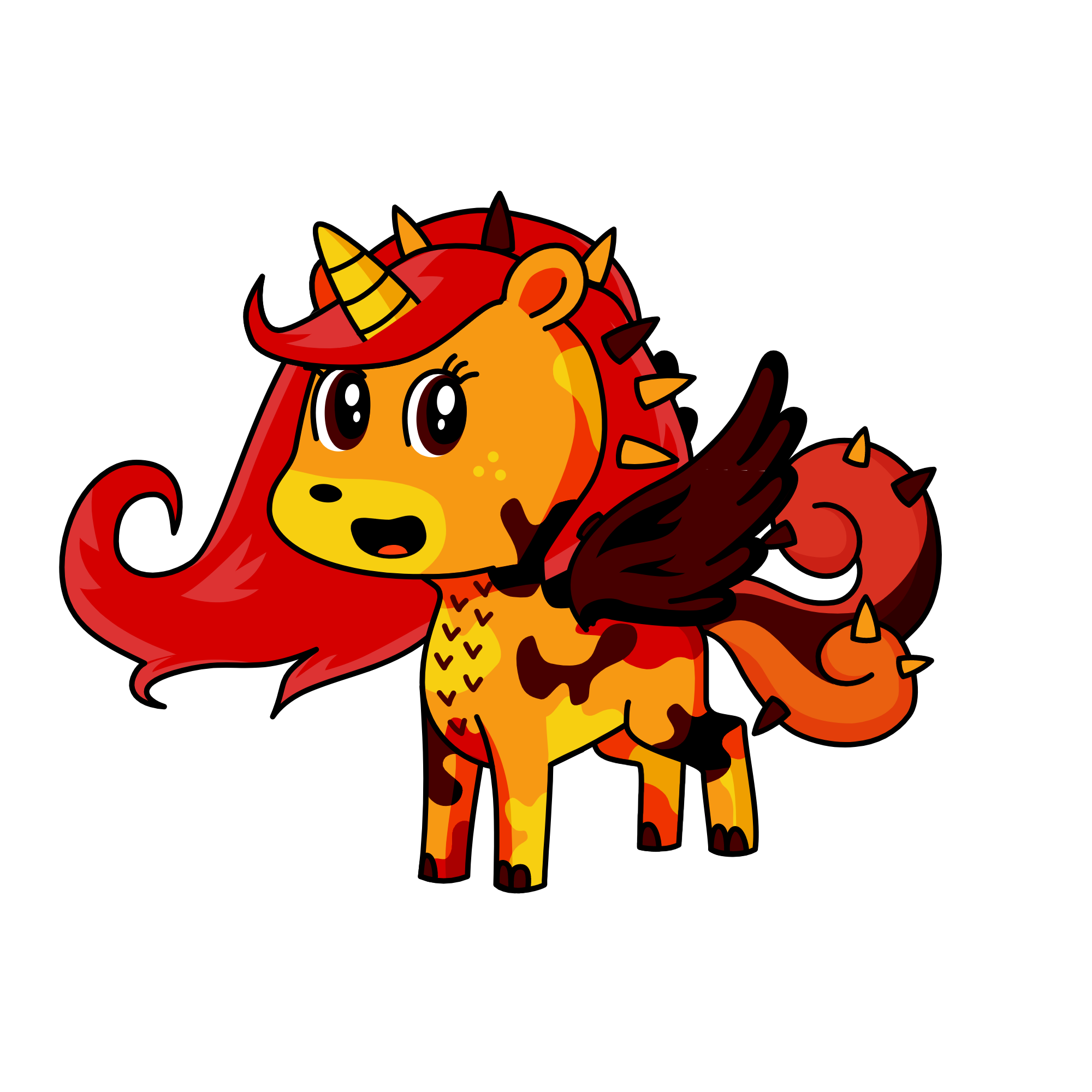 Fall Princess, the unicorn