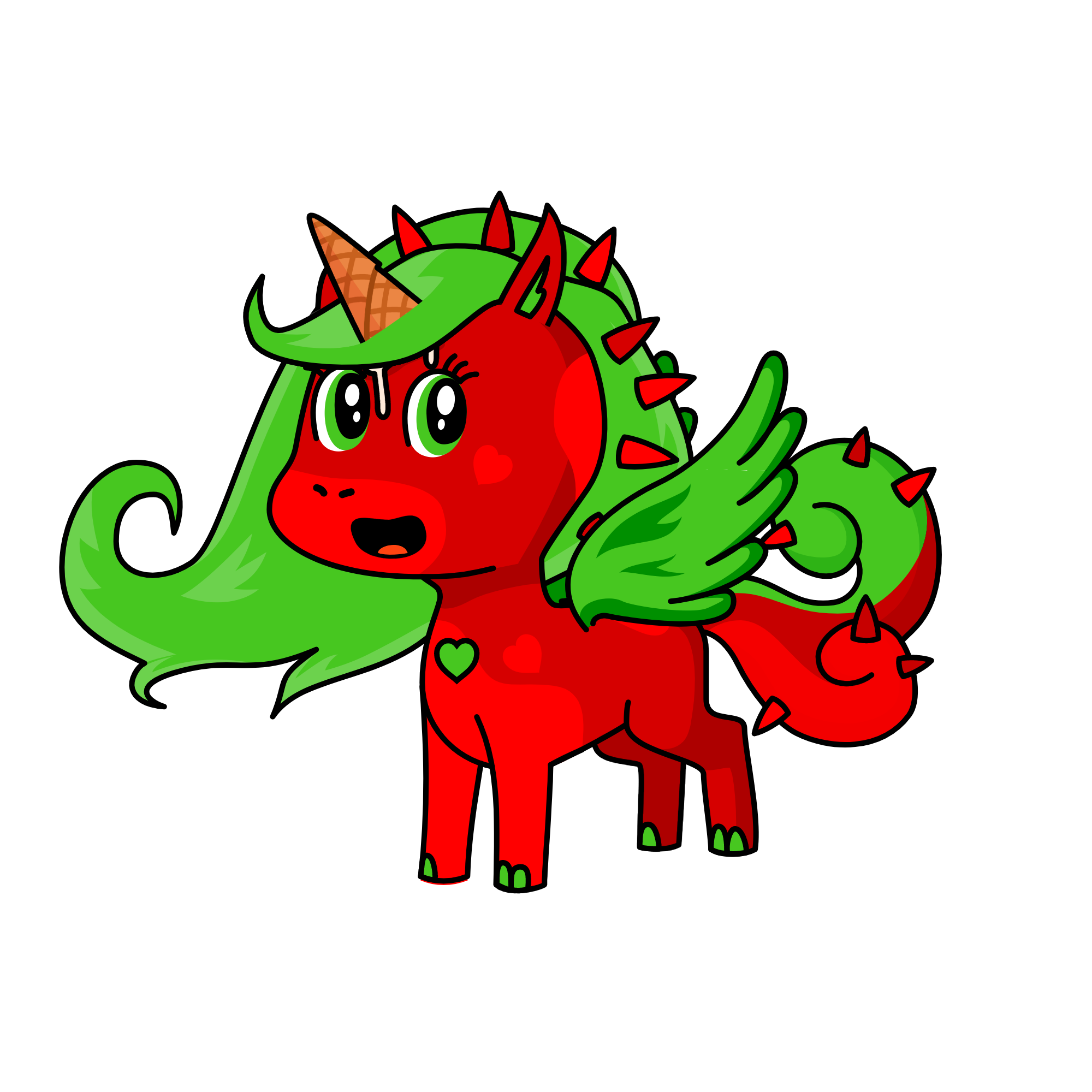 Cherry Cream, the unicorn