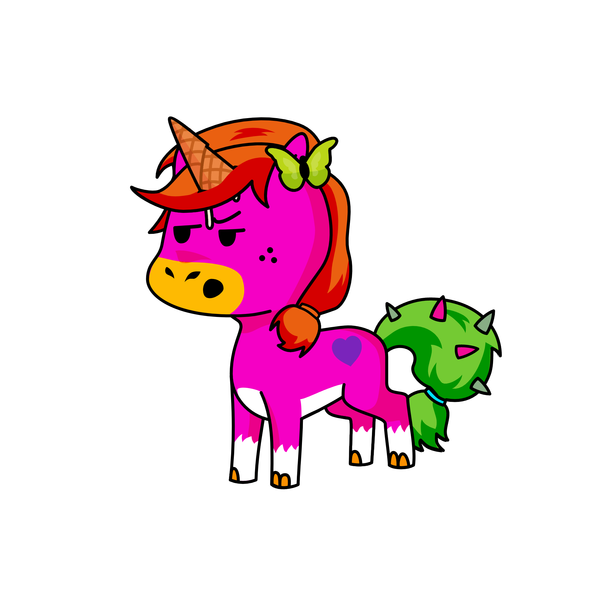 Dot, the unicorn