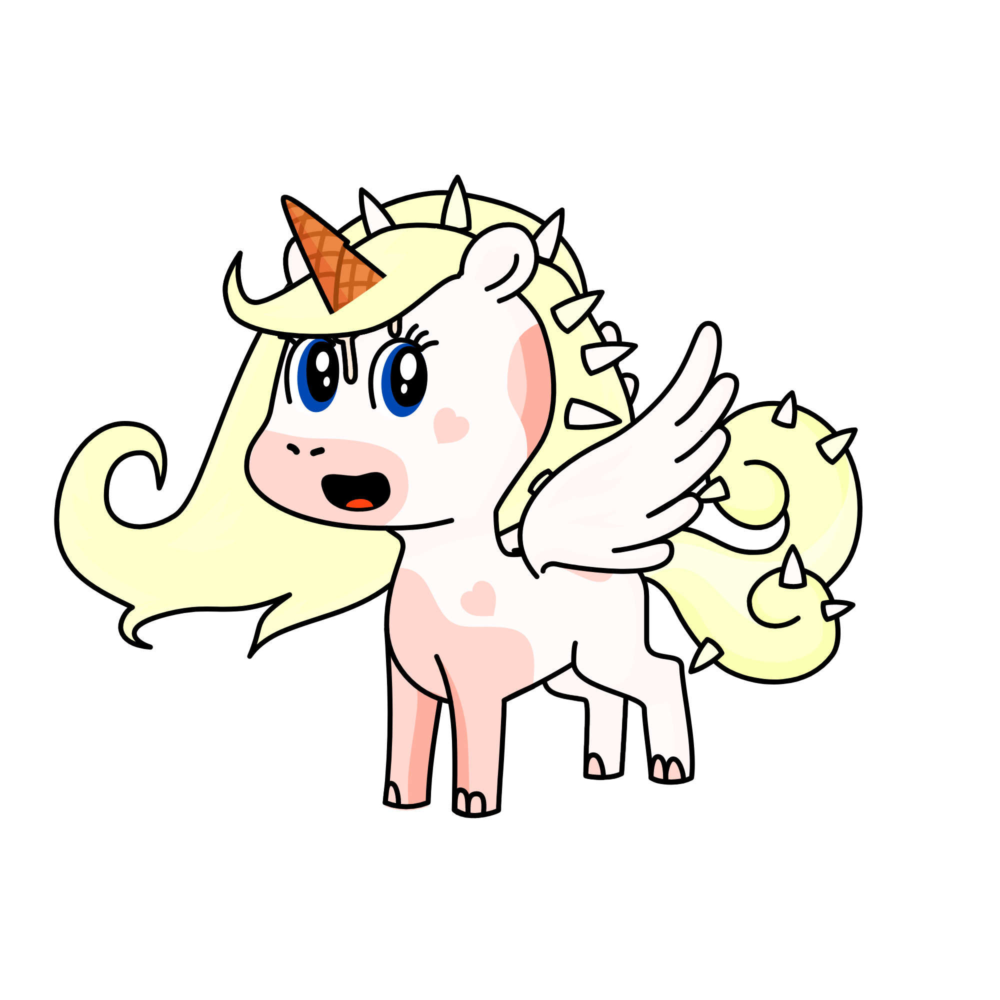 Vanilla Cream, the unicorn