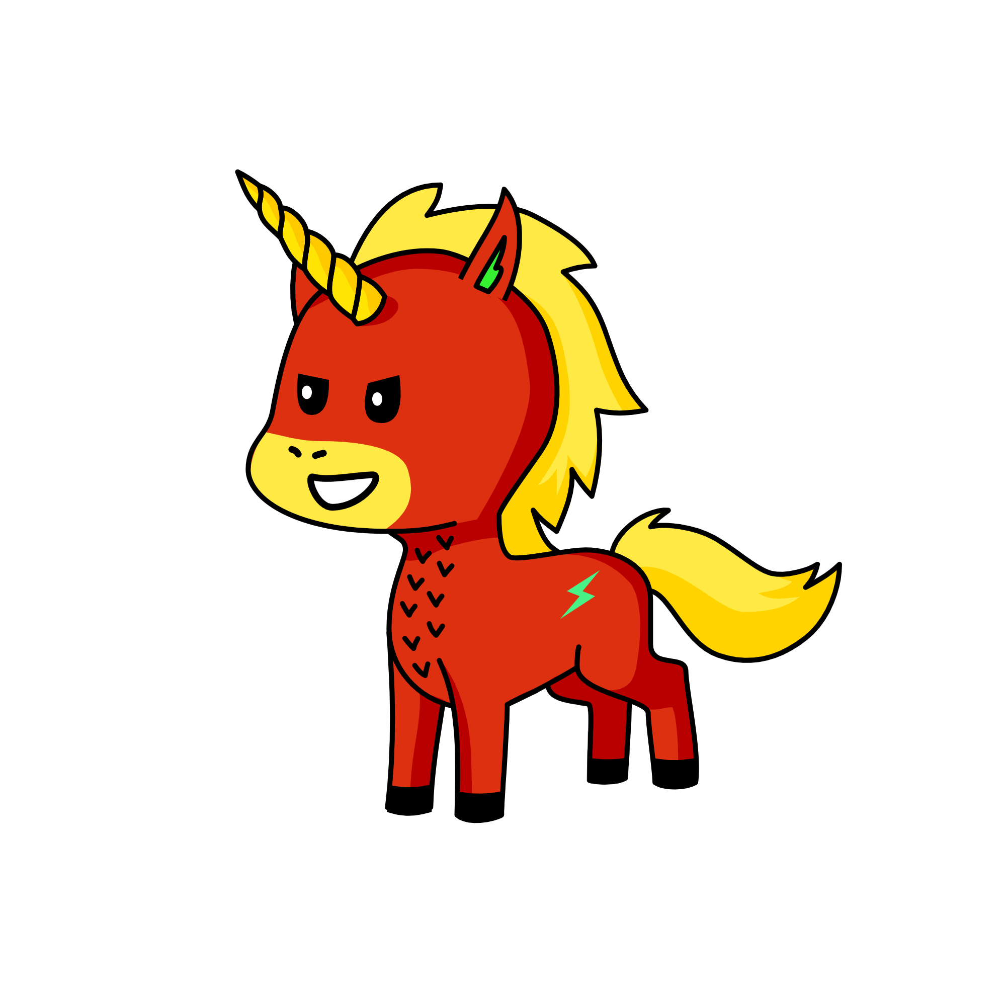 Flash, the unicorn