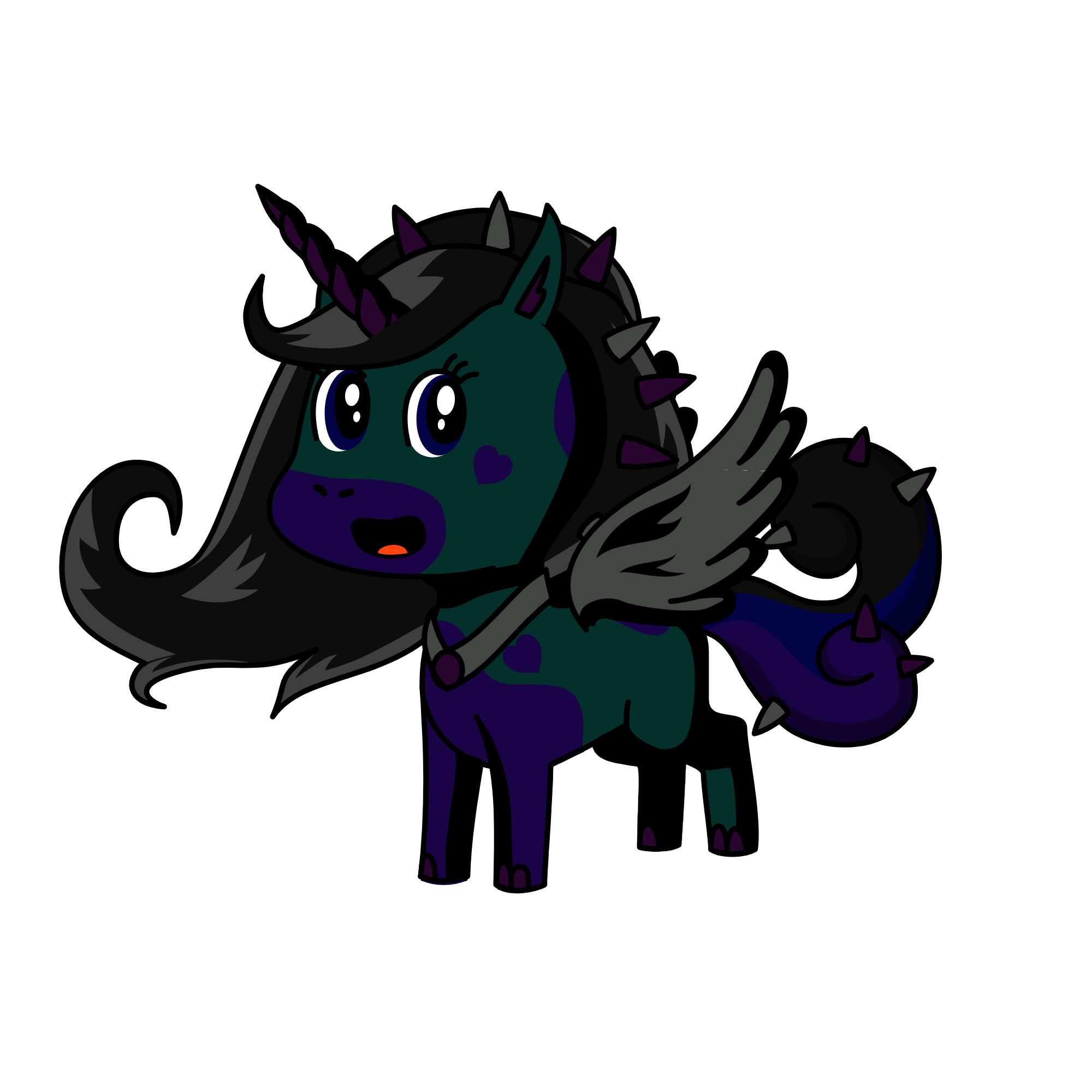 Midnight Weirdo, the unicorn