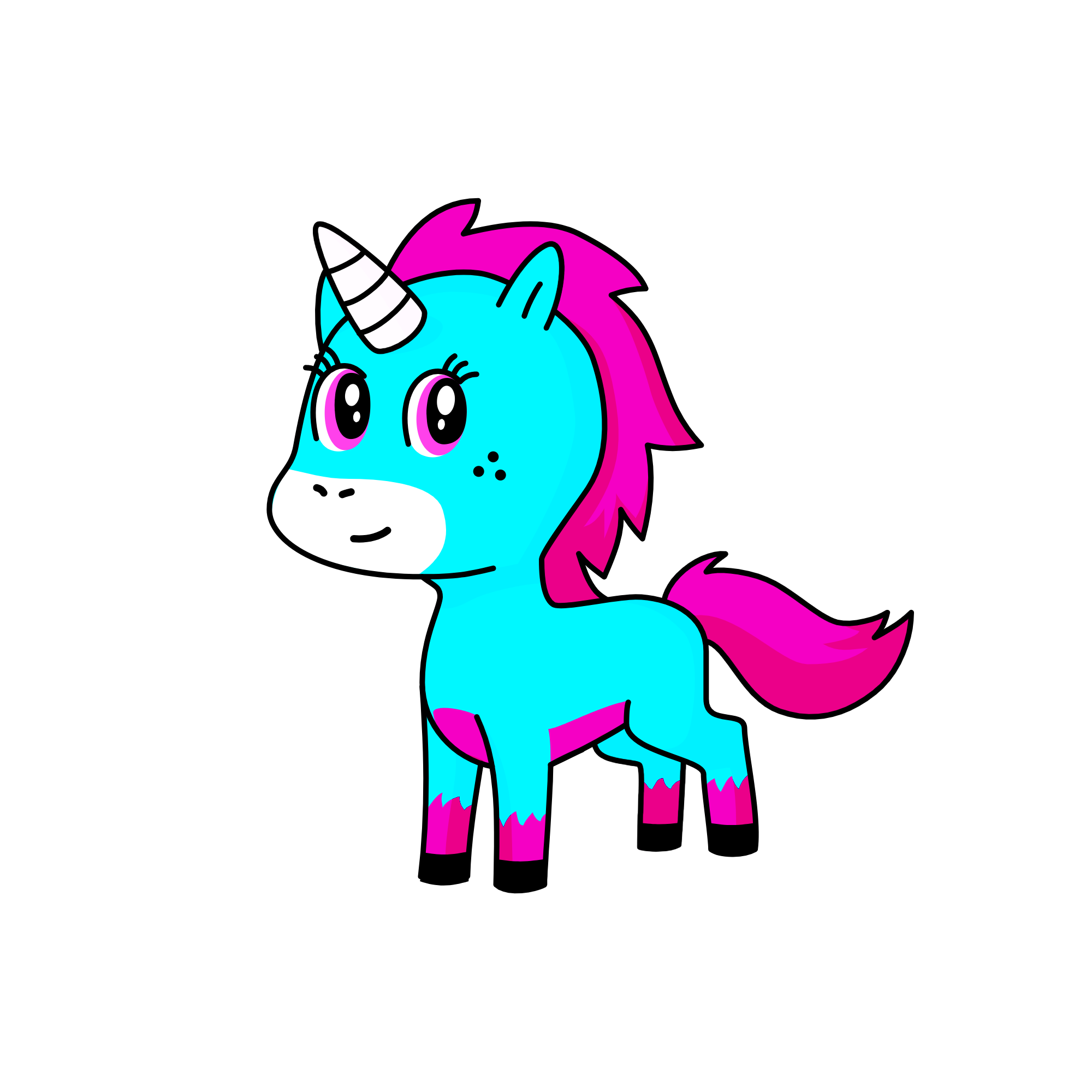 Mally Colorwolrd, the unicorn