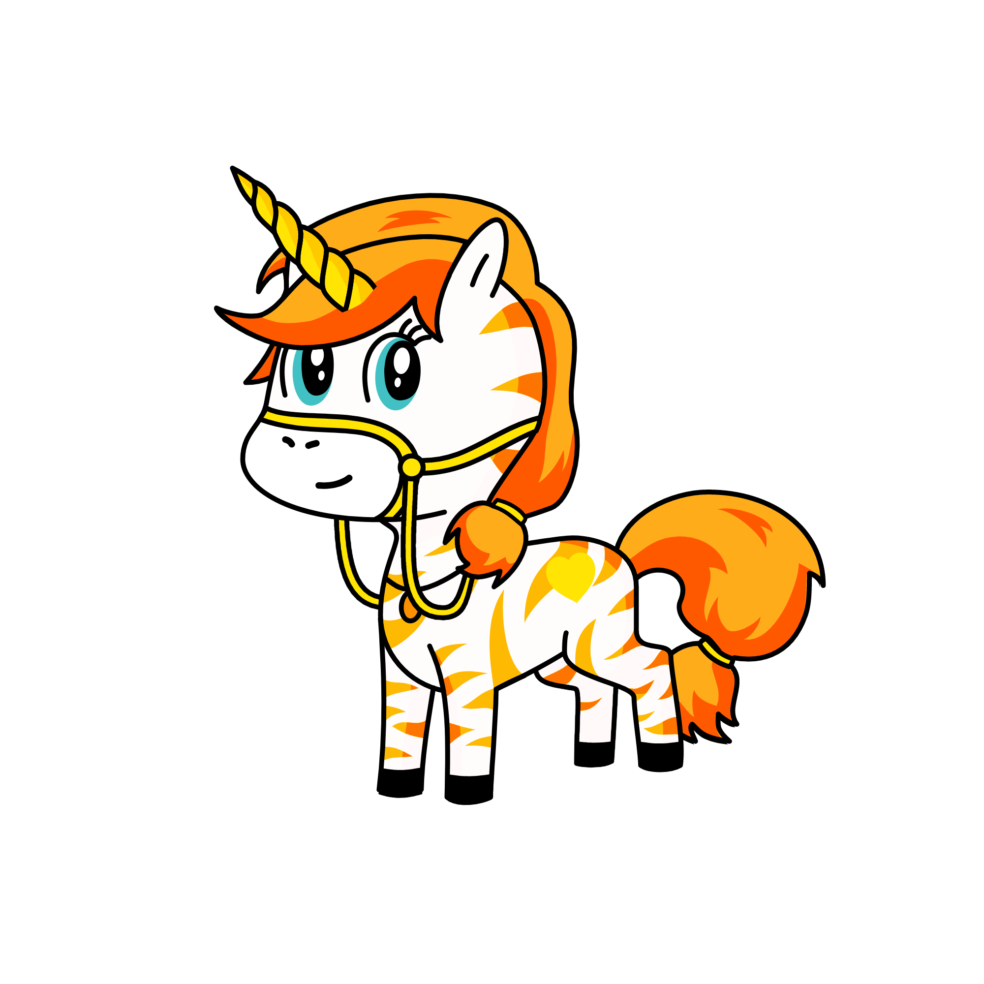 قوة غليتر الصفراء, the unicorn