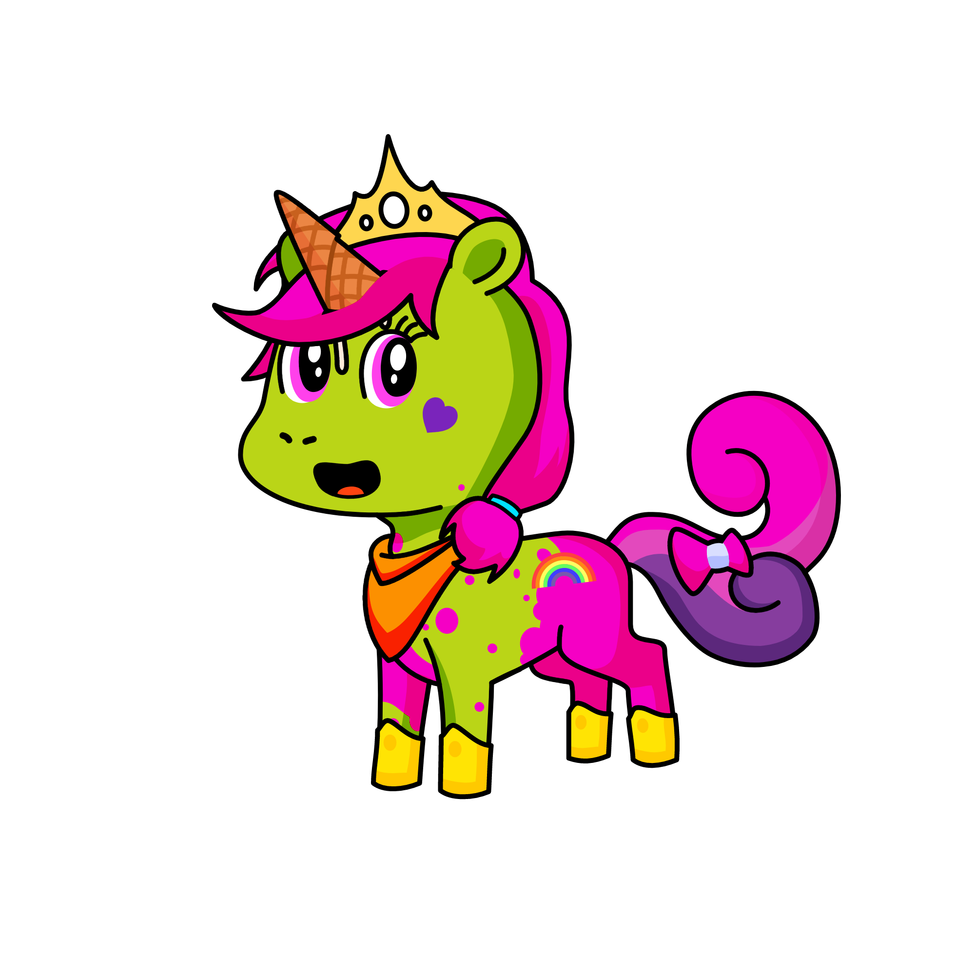 Cutie, the unicorn