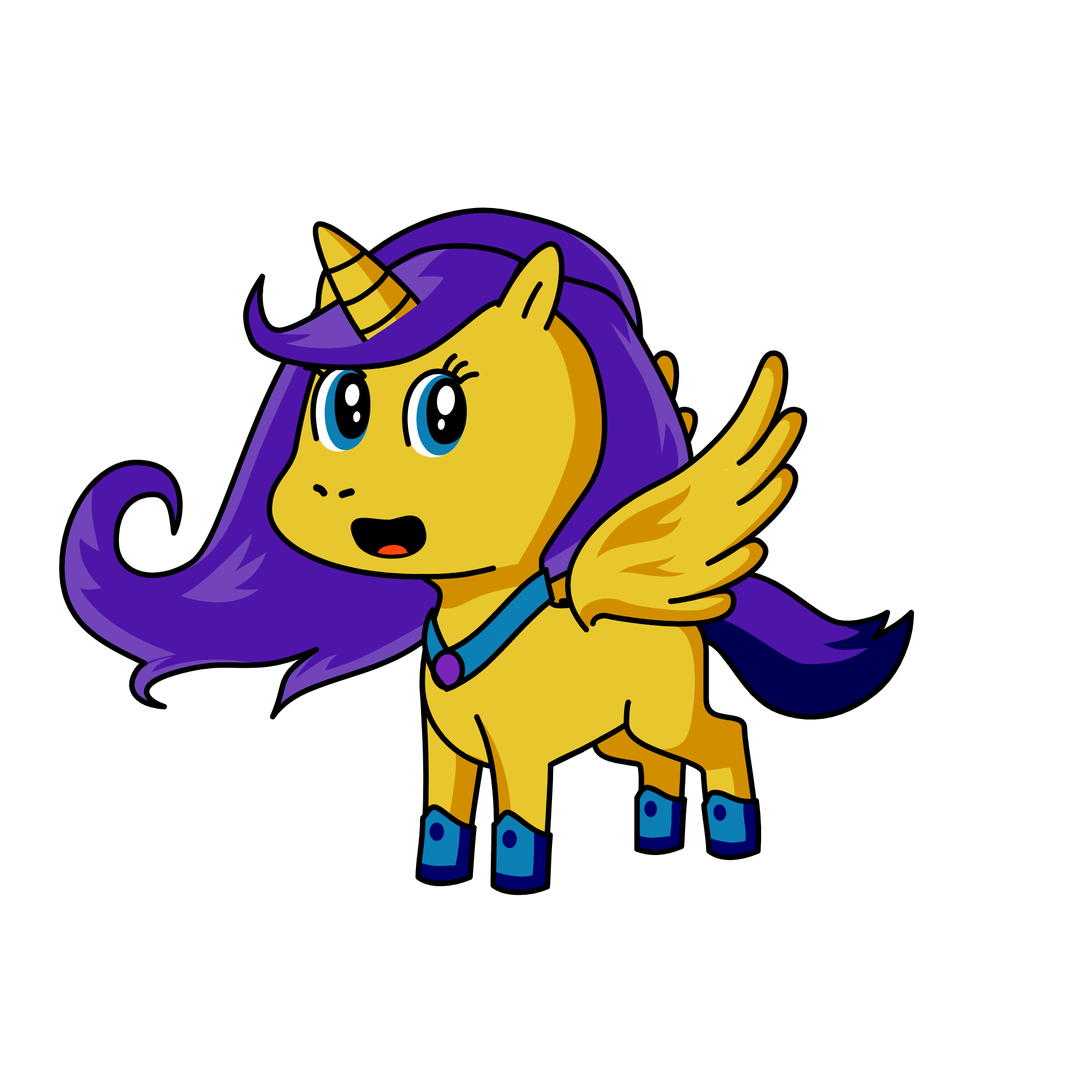 Twinkle sparkle, the unicorn