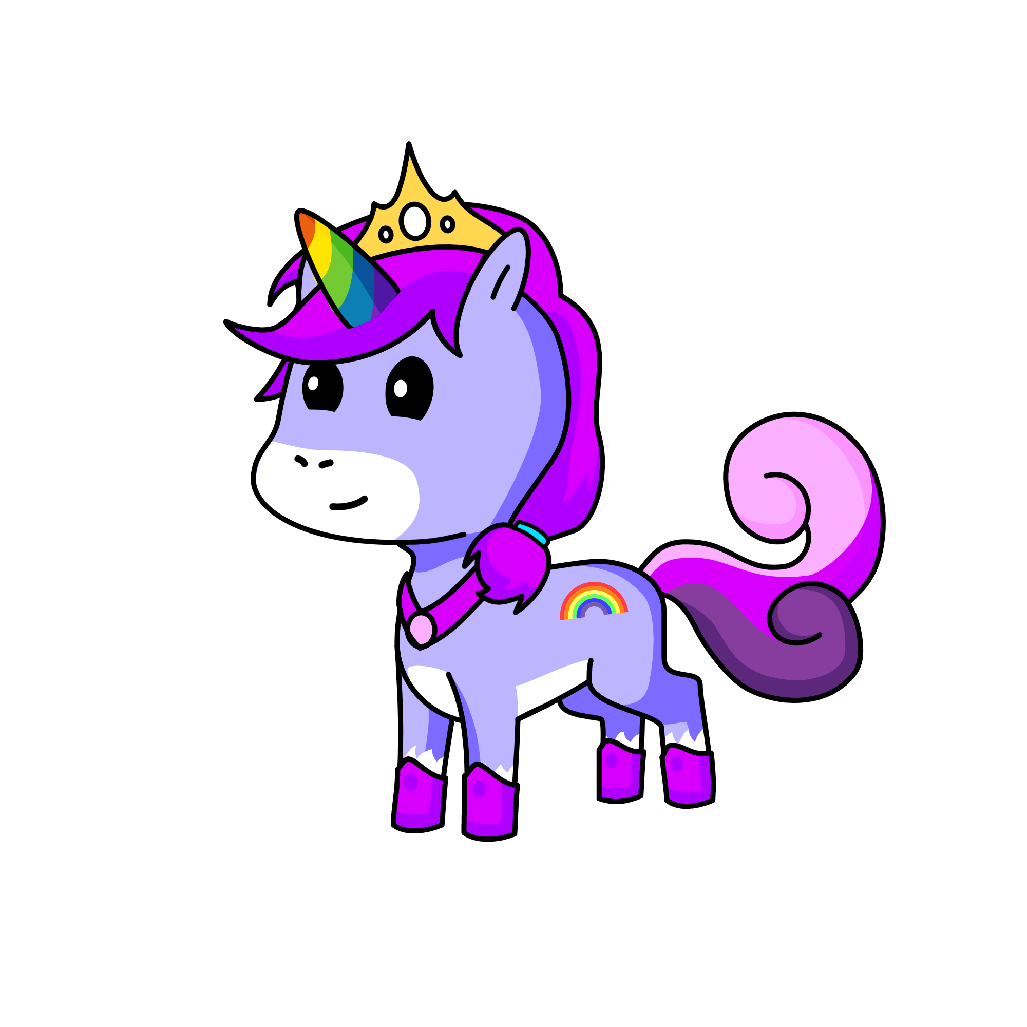 Princess Iris, the unicorn