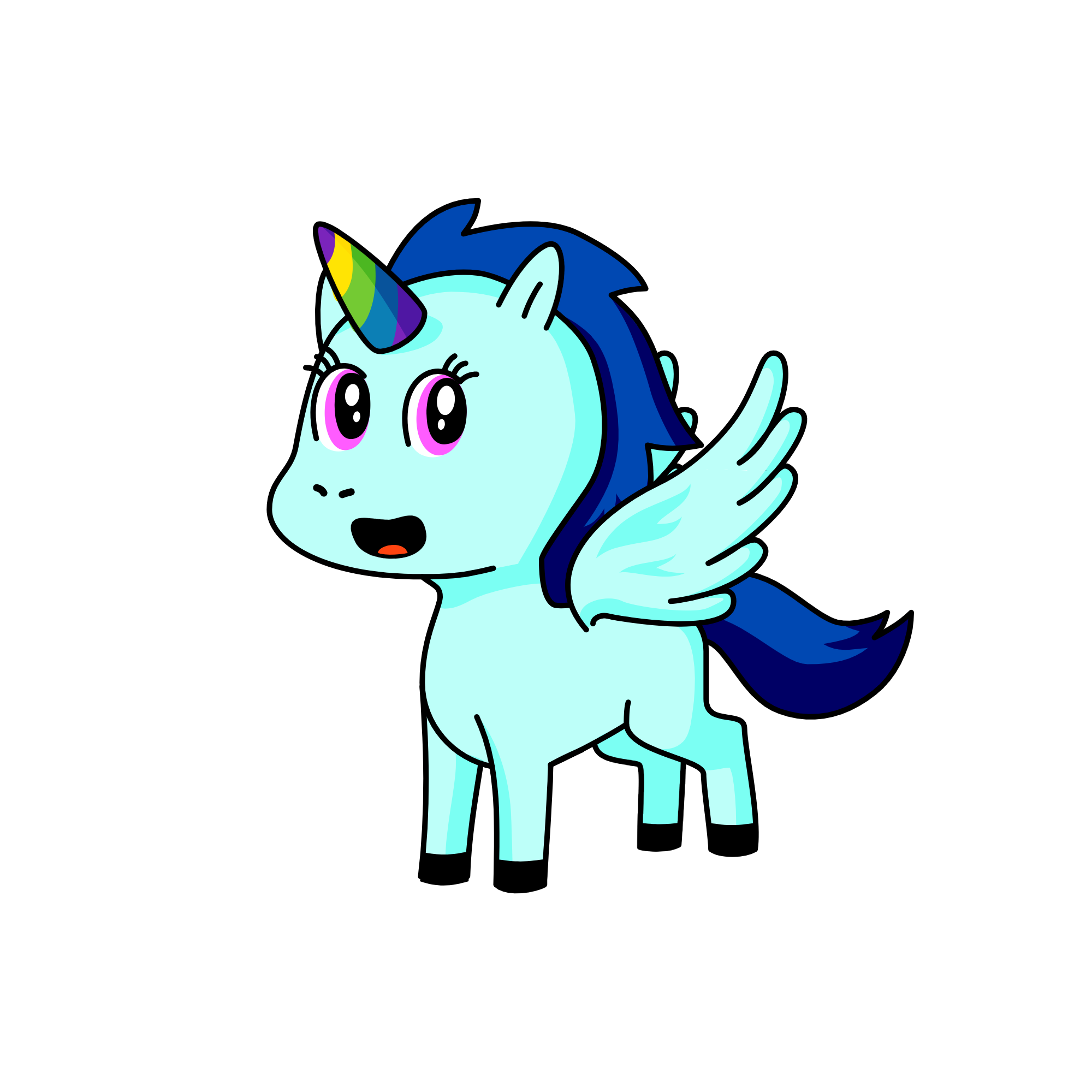 Lightning dash, the unicorn