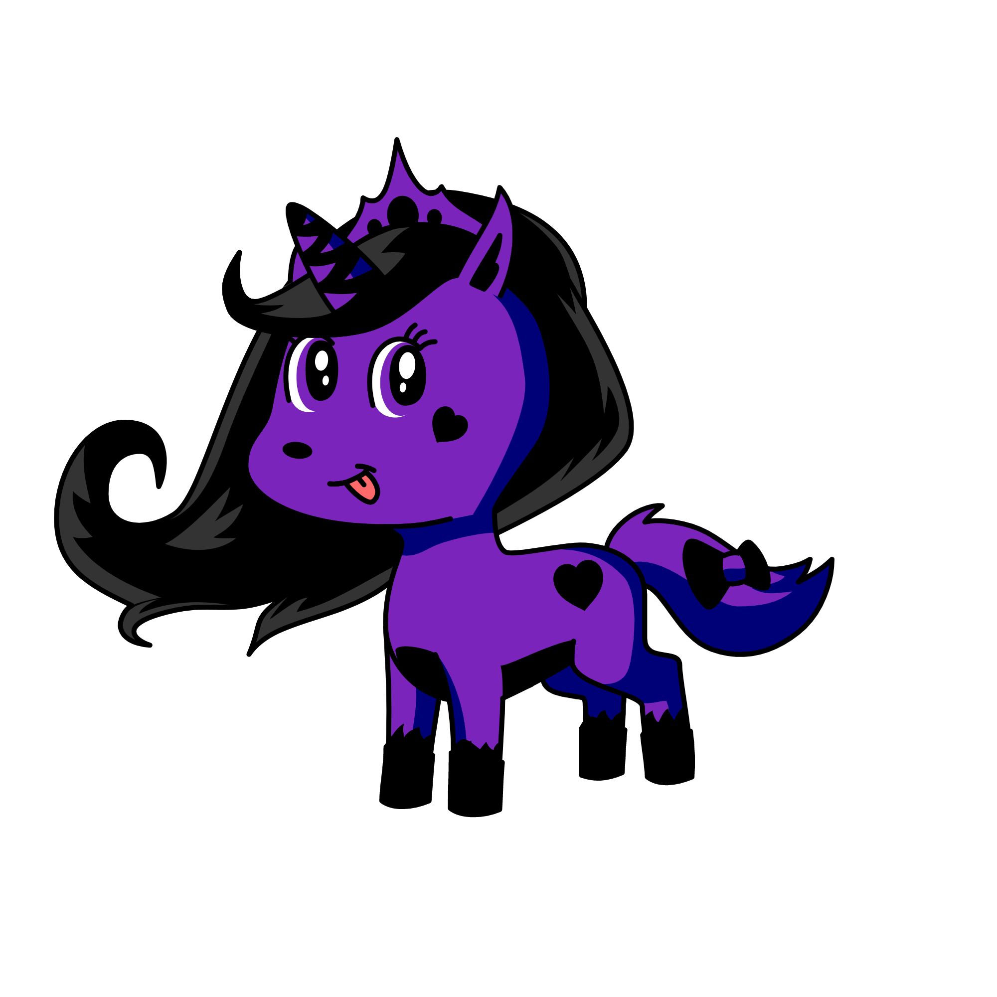 Dark unicorn, the unicorn