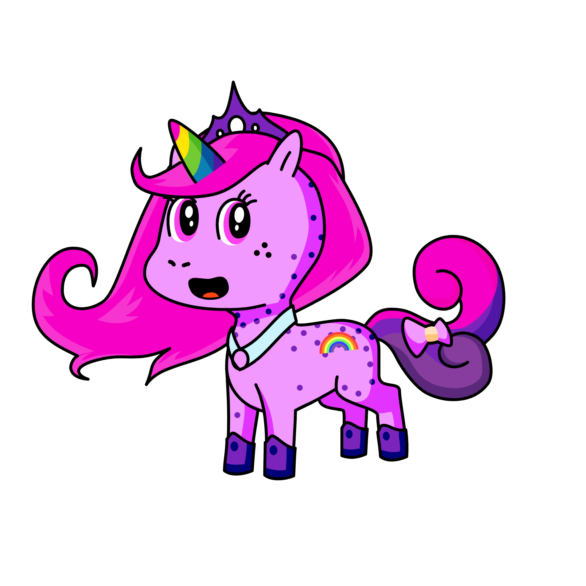 Midnight, the unicorn