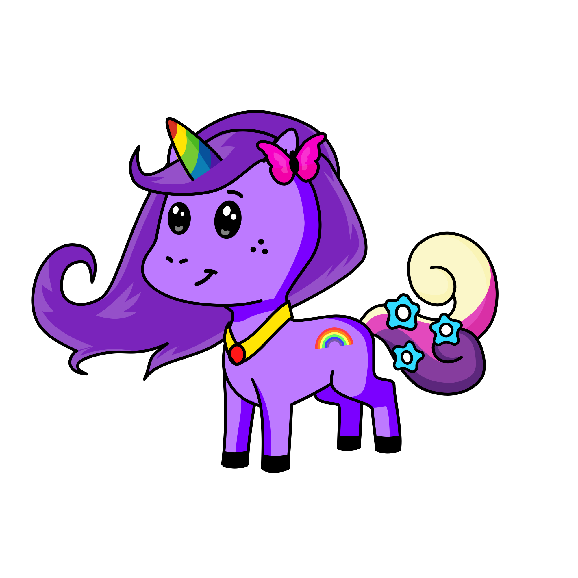 Violet , the unicorn