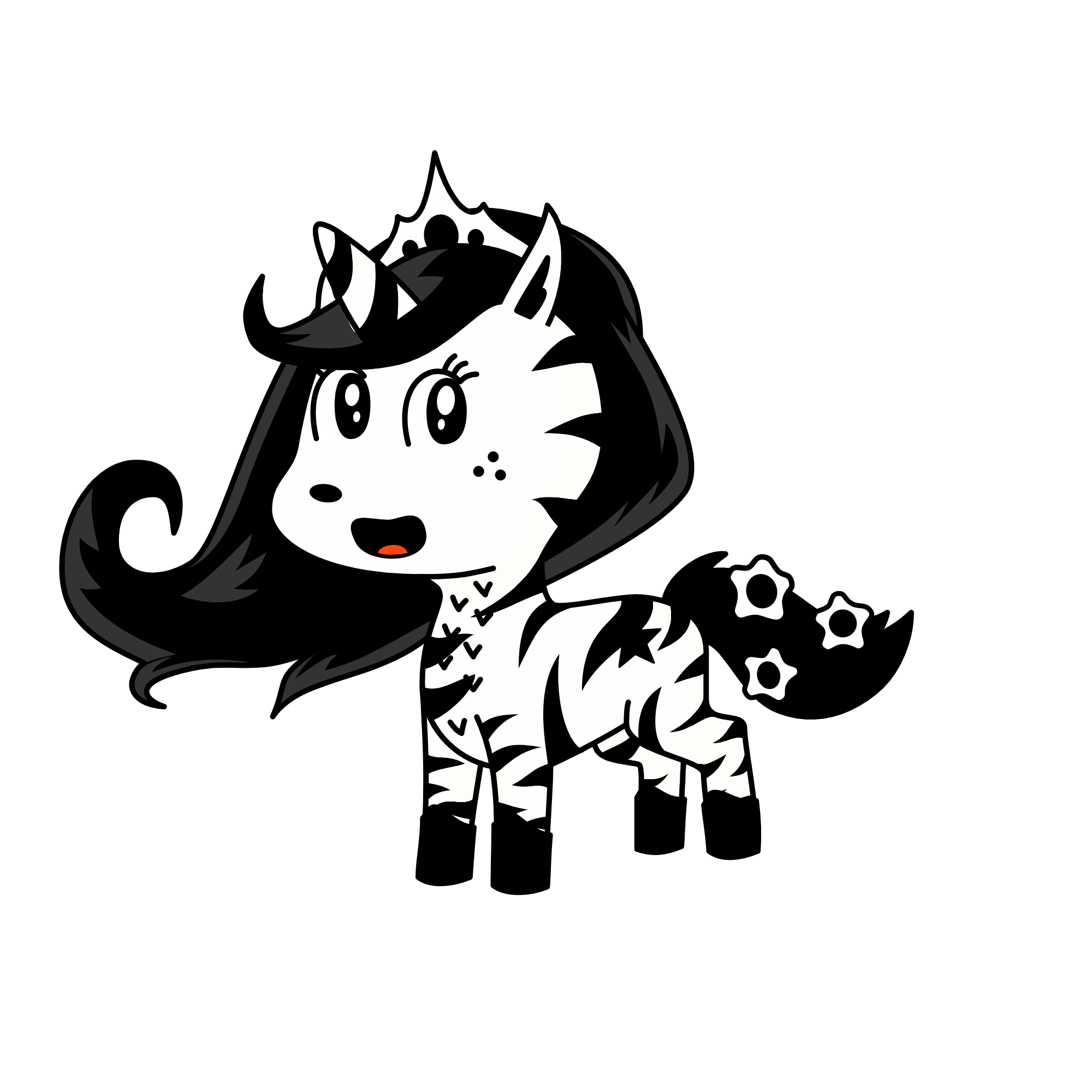 zebra, the unicorn