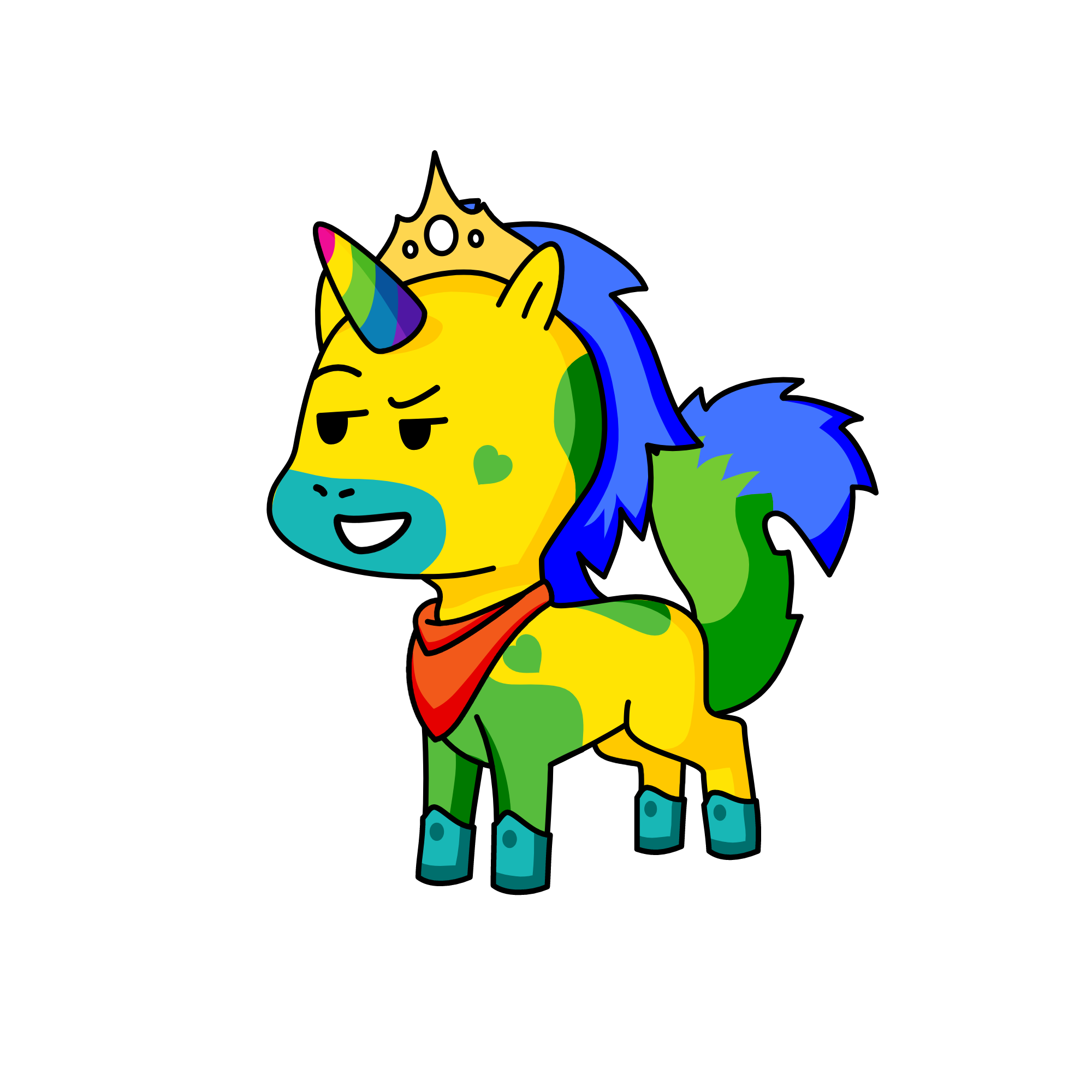 forest king, the unicorn