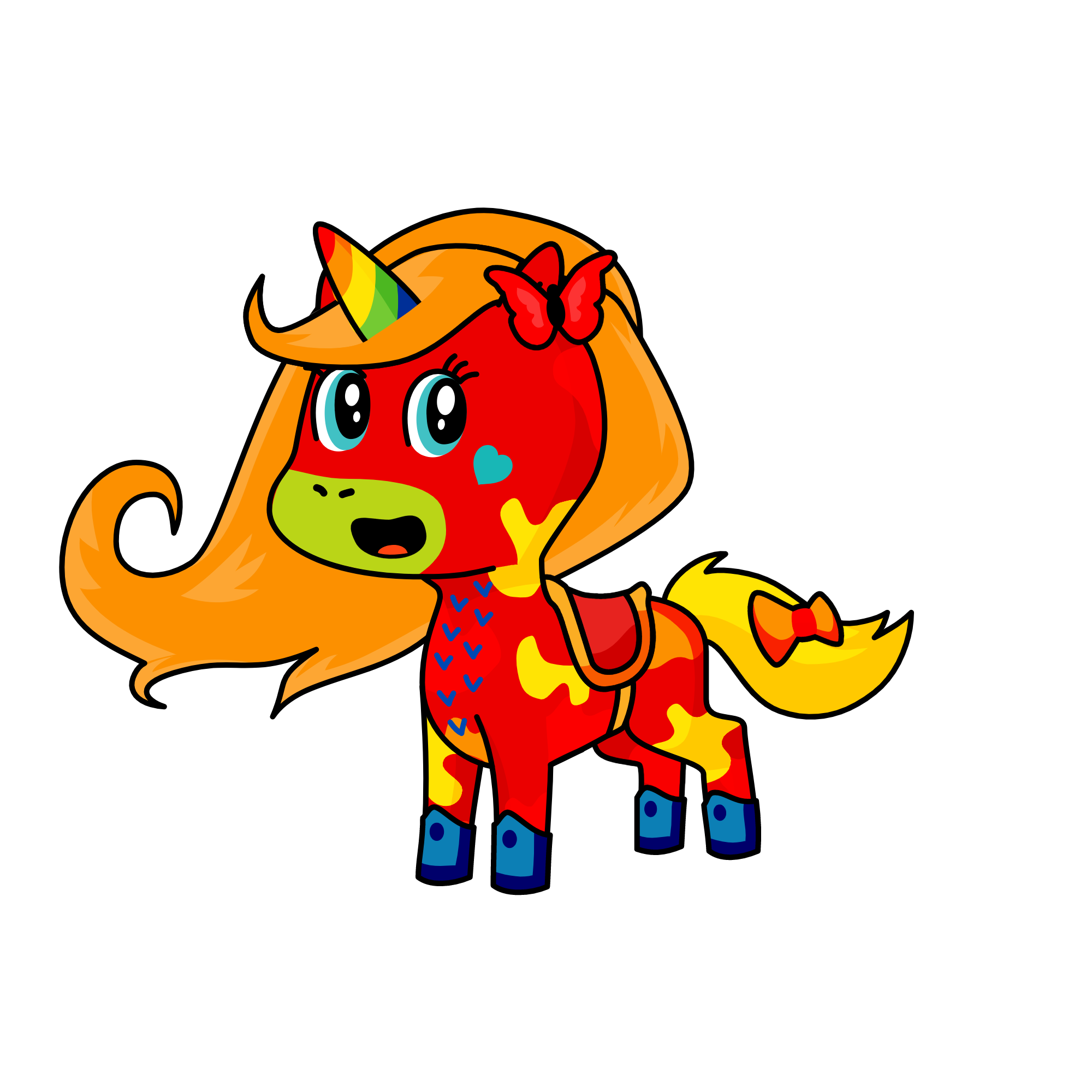 rainbow, the unicorn