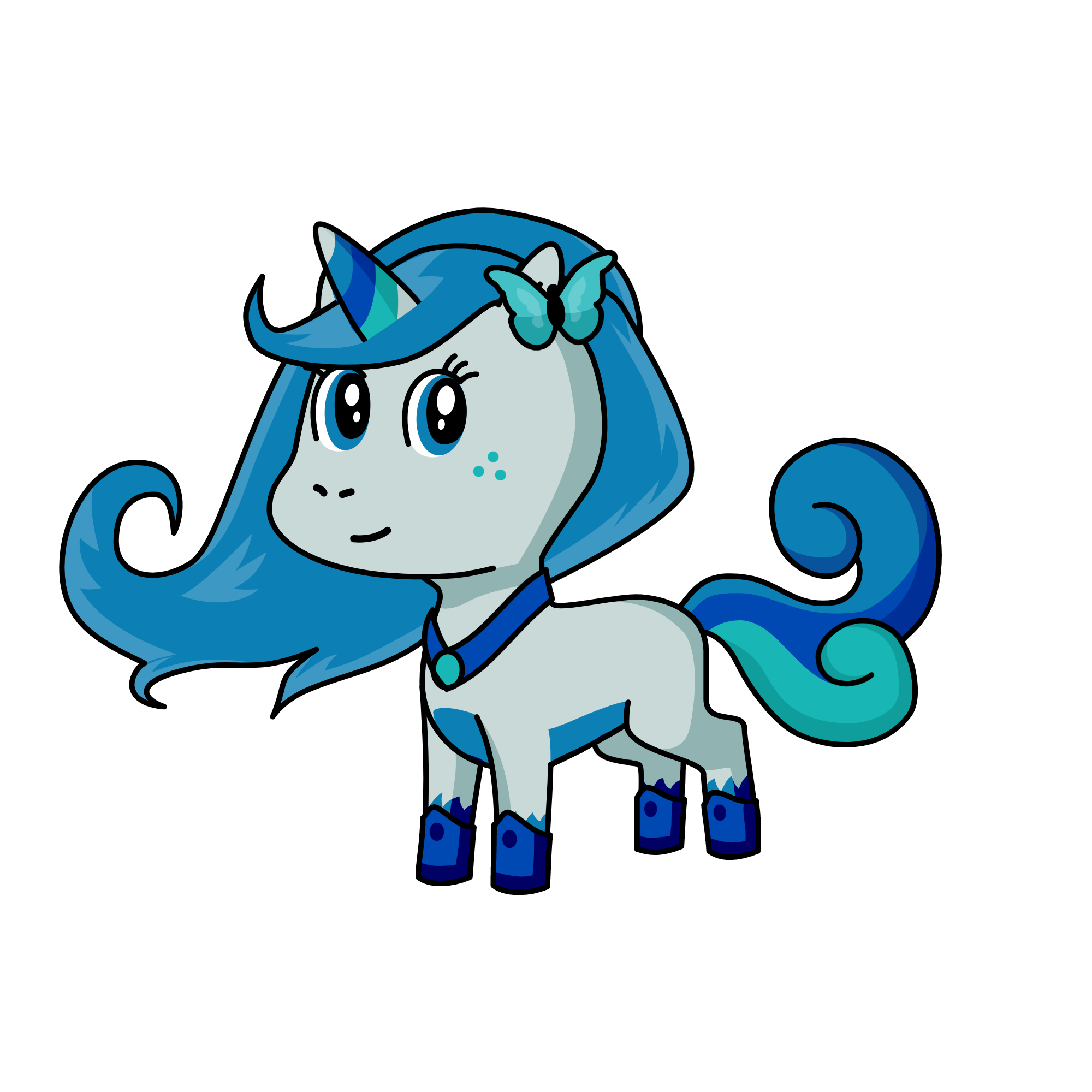 misty, the unicorn